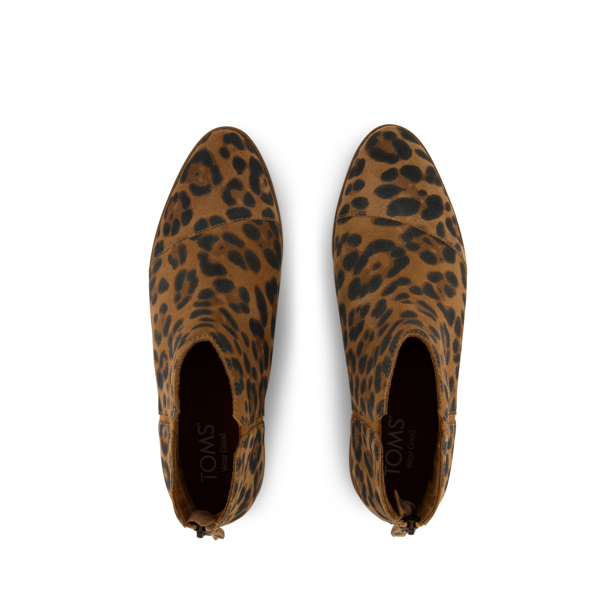 Rylie Ankle Boot - Brown Sugar Leopard Suede Top View