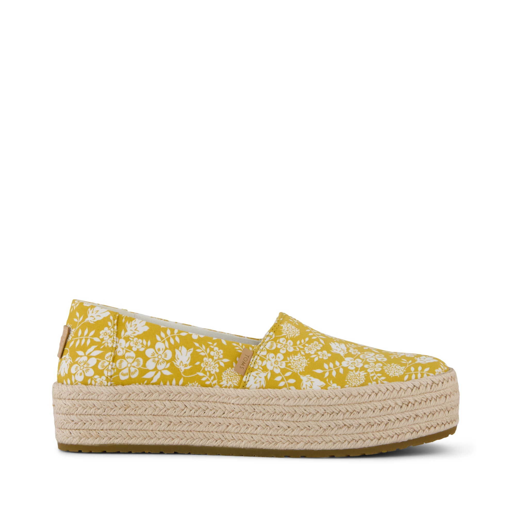 Valencia Platform Espadrille Golden Honey Edenham Shadow Print