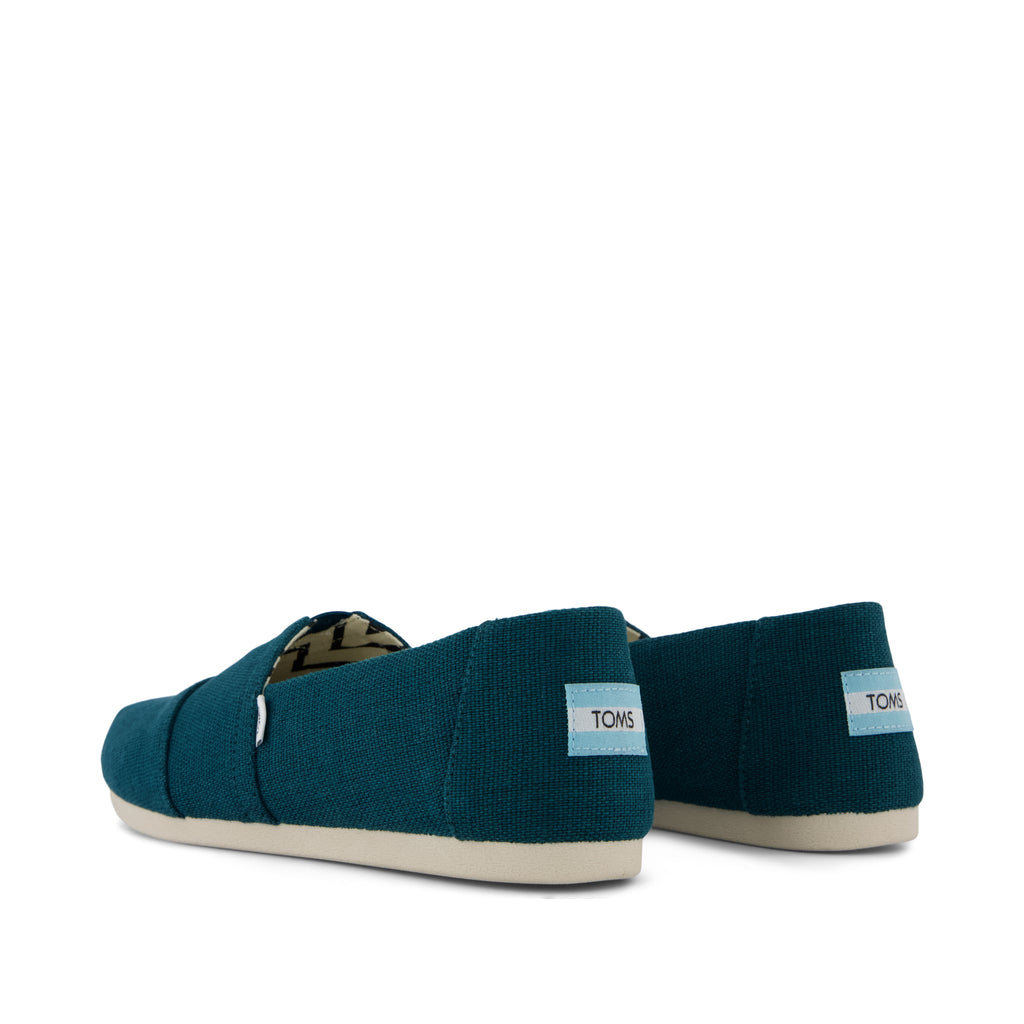 Alpargata Classic - Dark Teal Heritage Canvas Back View