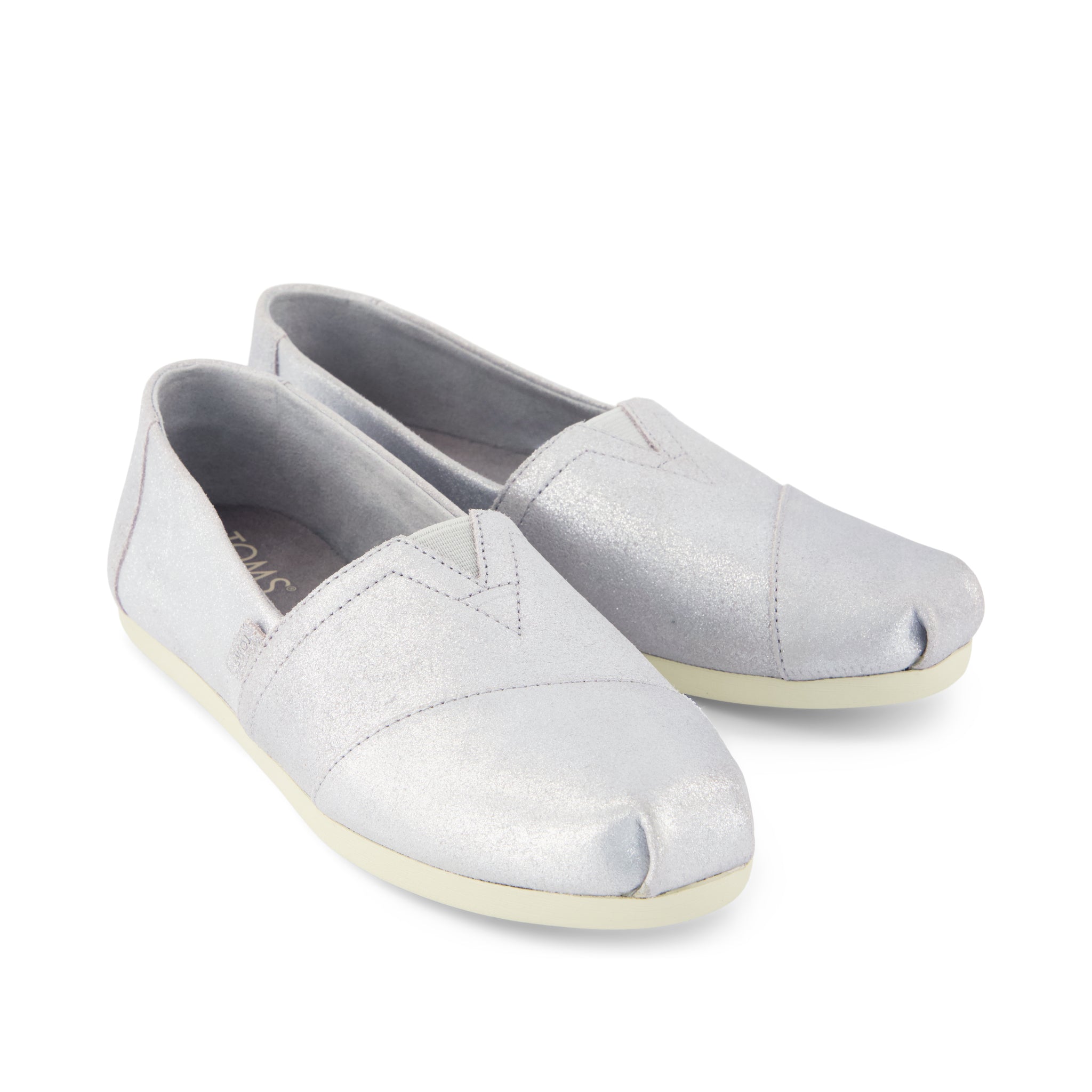 Womens Alpargata Classic Light Grey Metallic Suede TOMS.com Womens Alpargata Classic Light Grey Metallic Suede TOMS.com