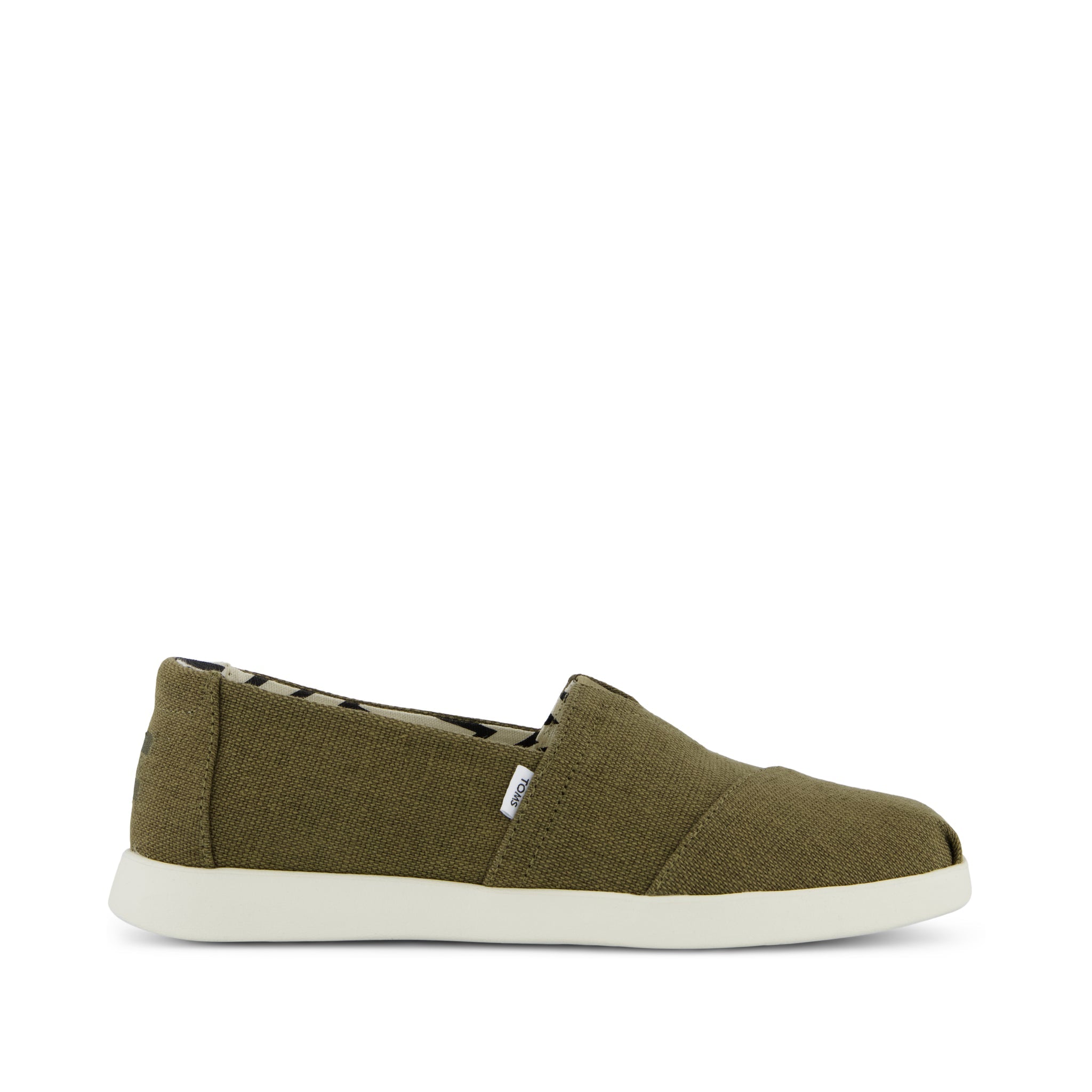 Womens Alpargata Plus Military Olive Heritage Canvas – TOMS.com