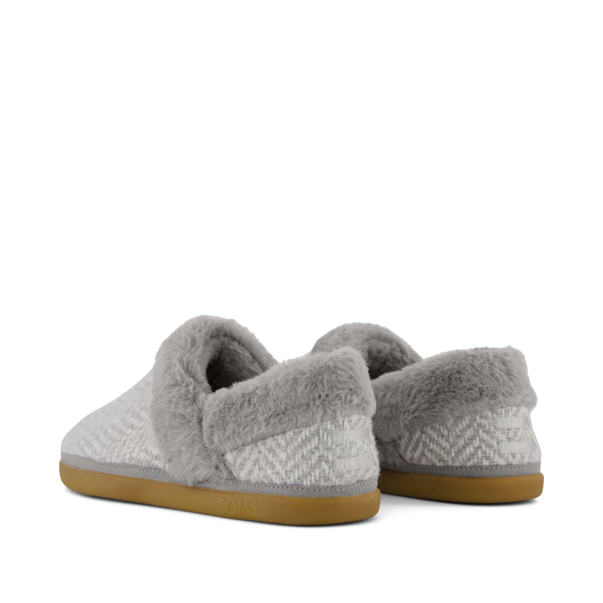 靴  SLIPPER size 10 Womens Oslo Convertible Slipper Drizzle Grey Herringbone – TOMS.com