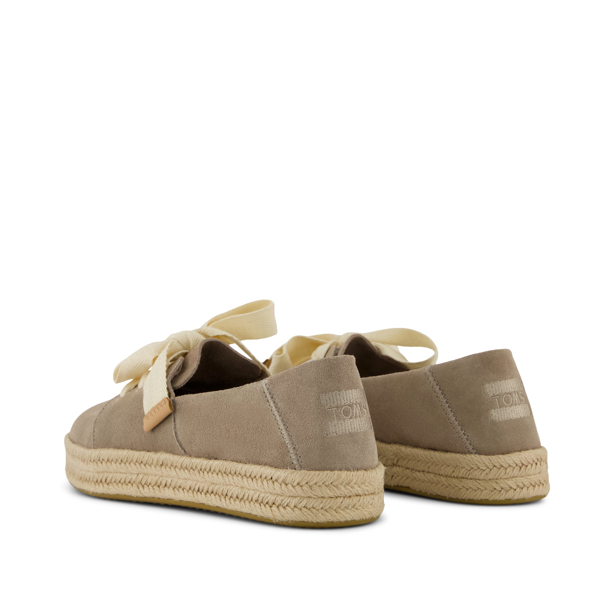 Womens Carolina Lace-Up Espadrille Dune Suede