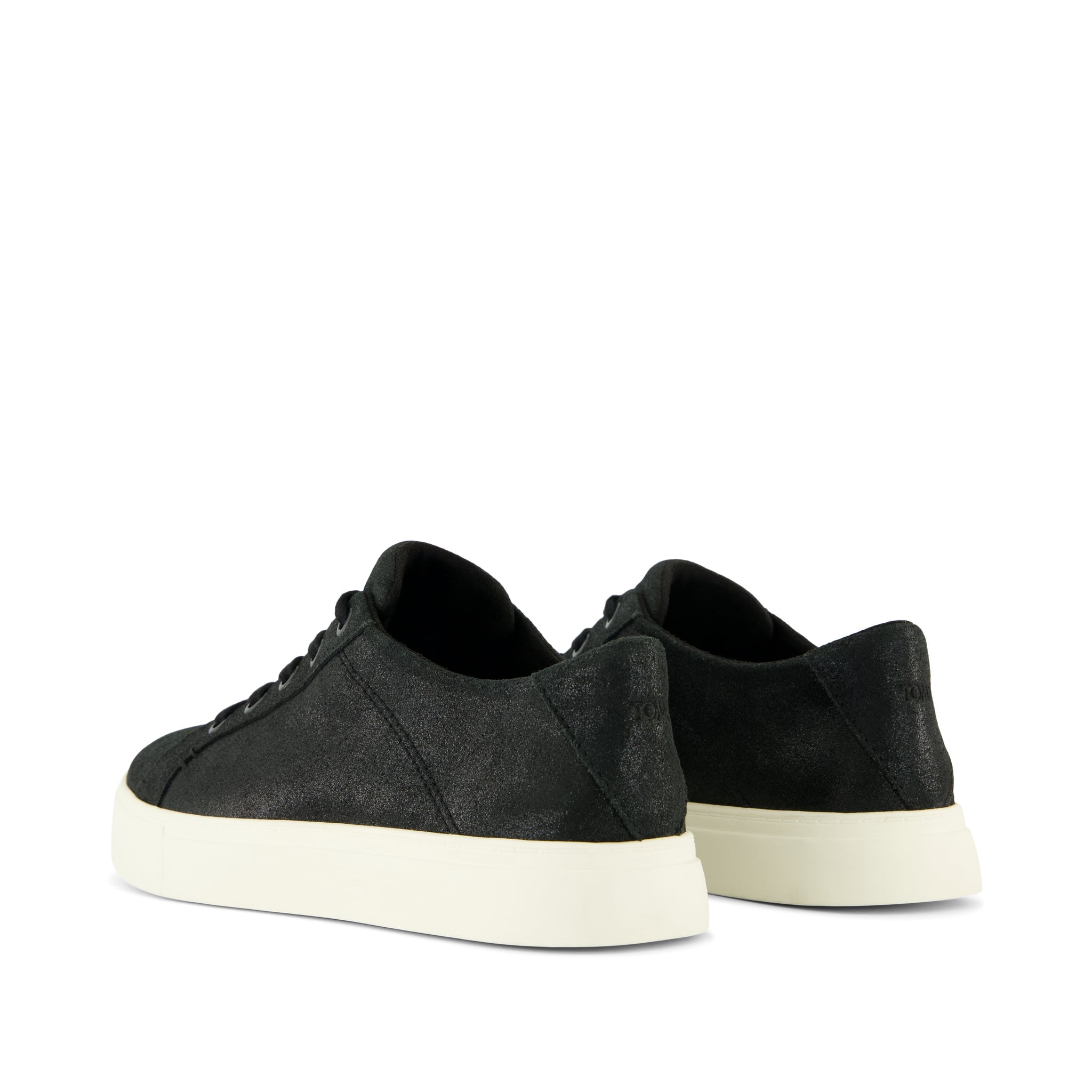Womens Kameron Lace-Up Sneaker Black Metallic Suede – TOMS.com