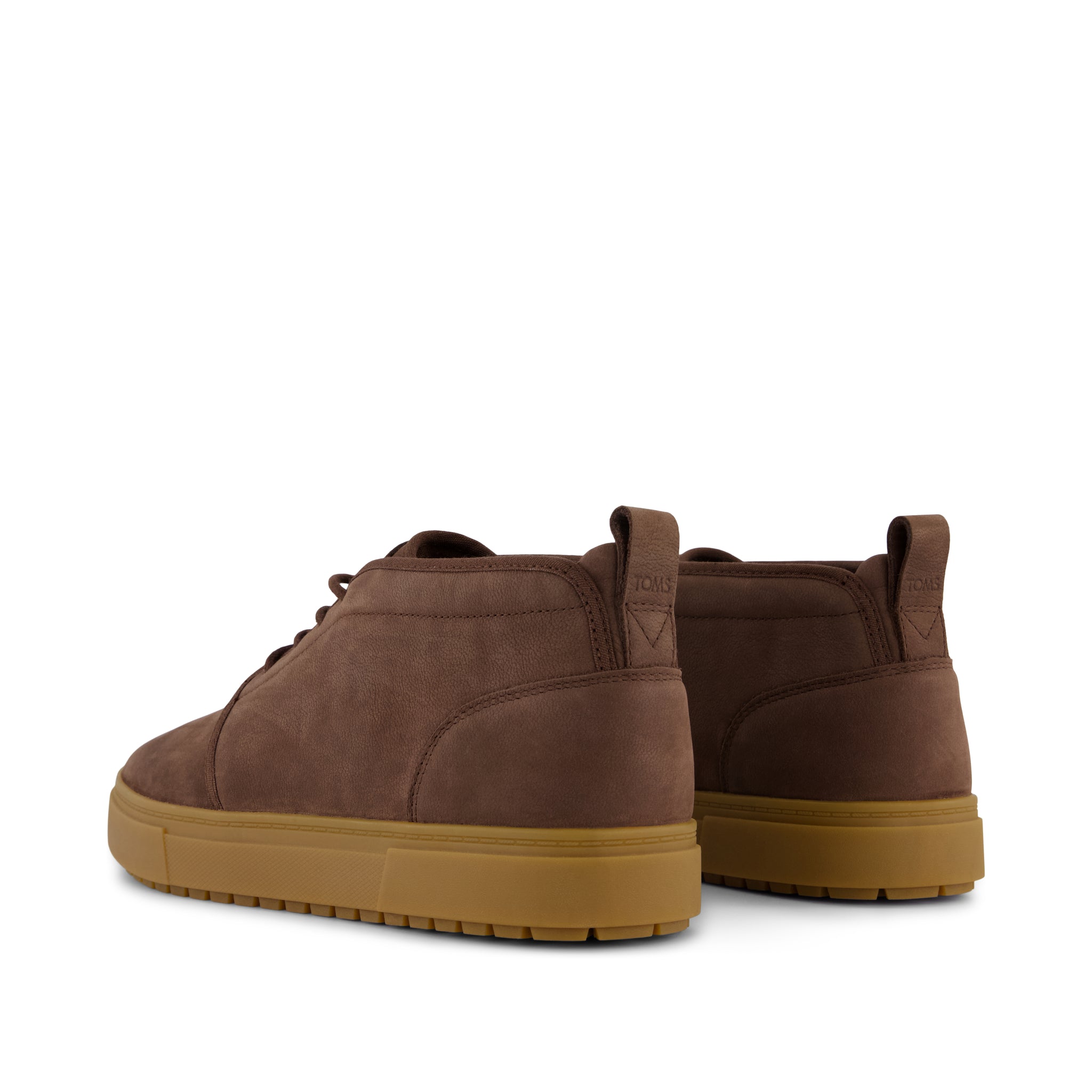 Carlo Mid Terrain 2.0 Sneaker - Water Resistant Oak Brown Leather Back View