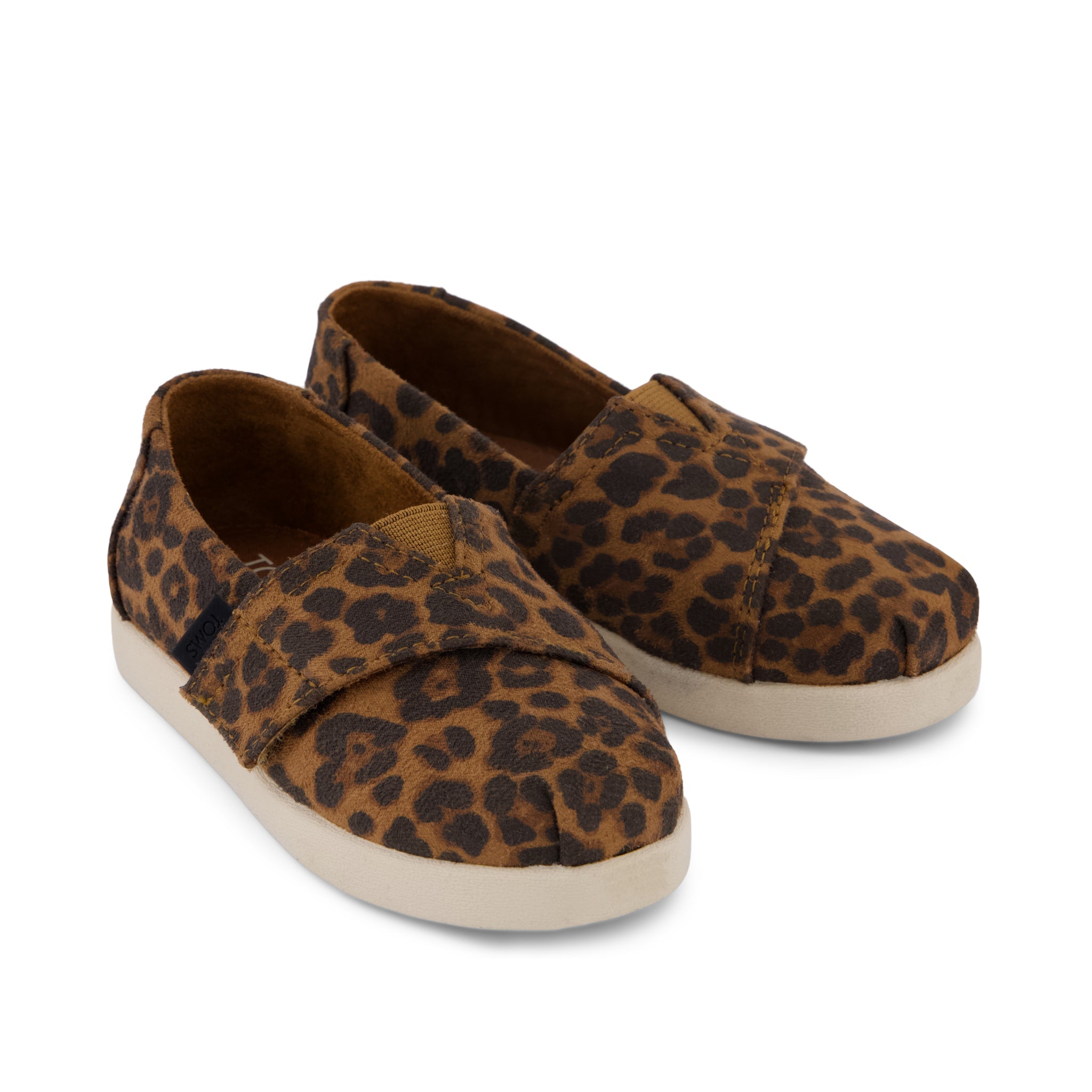 Alpargata Classic Toddler Shoe - Brown Sugar Leopard Print Front View