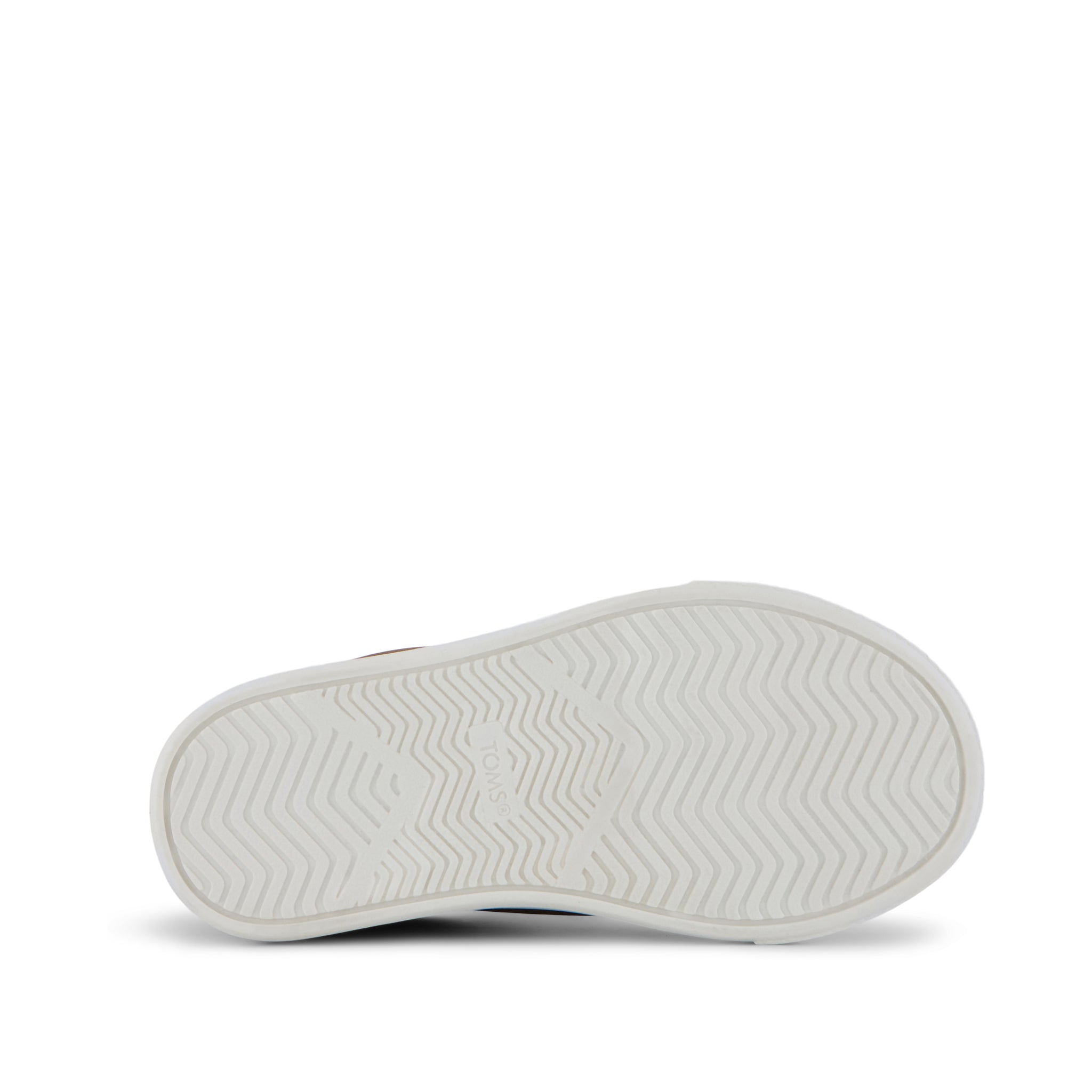 Cruz Mid Toddler Slip On Shoe - Toffee Microsuede Bottom Sole View