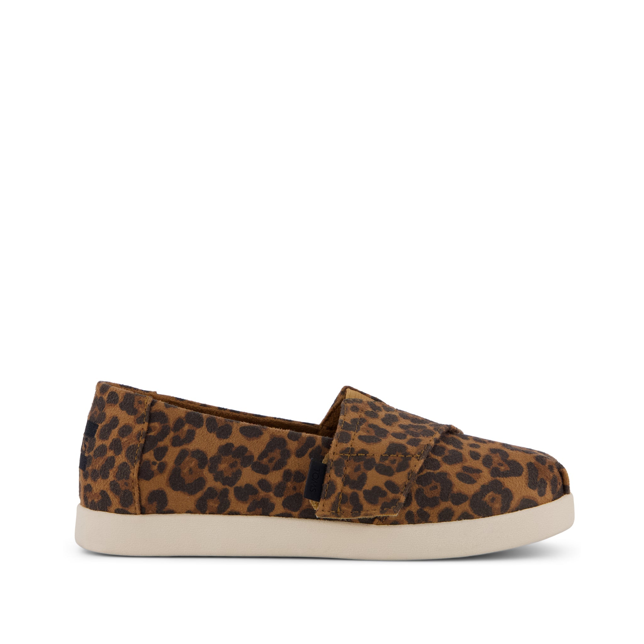 Alpargata Classic Kids Shoe - Brown Sugar Leopard Print Side View
