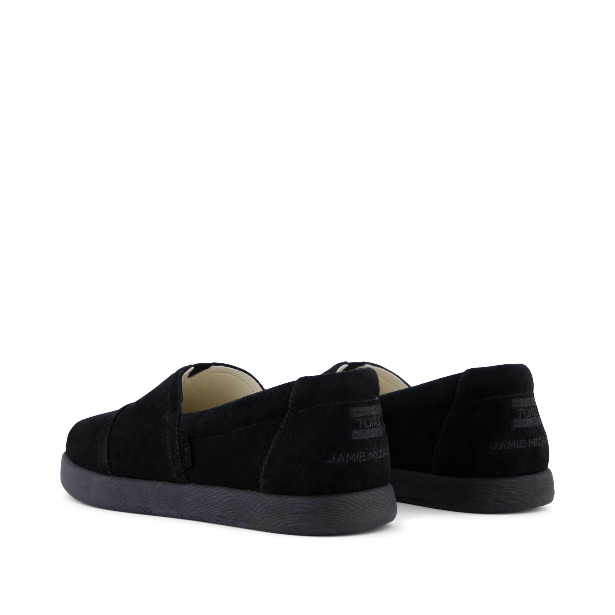 tom TOMS x Jamie Mizrahi Alp FWD Water Repellent Black Suede – TOMS.com