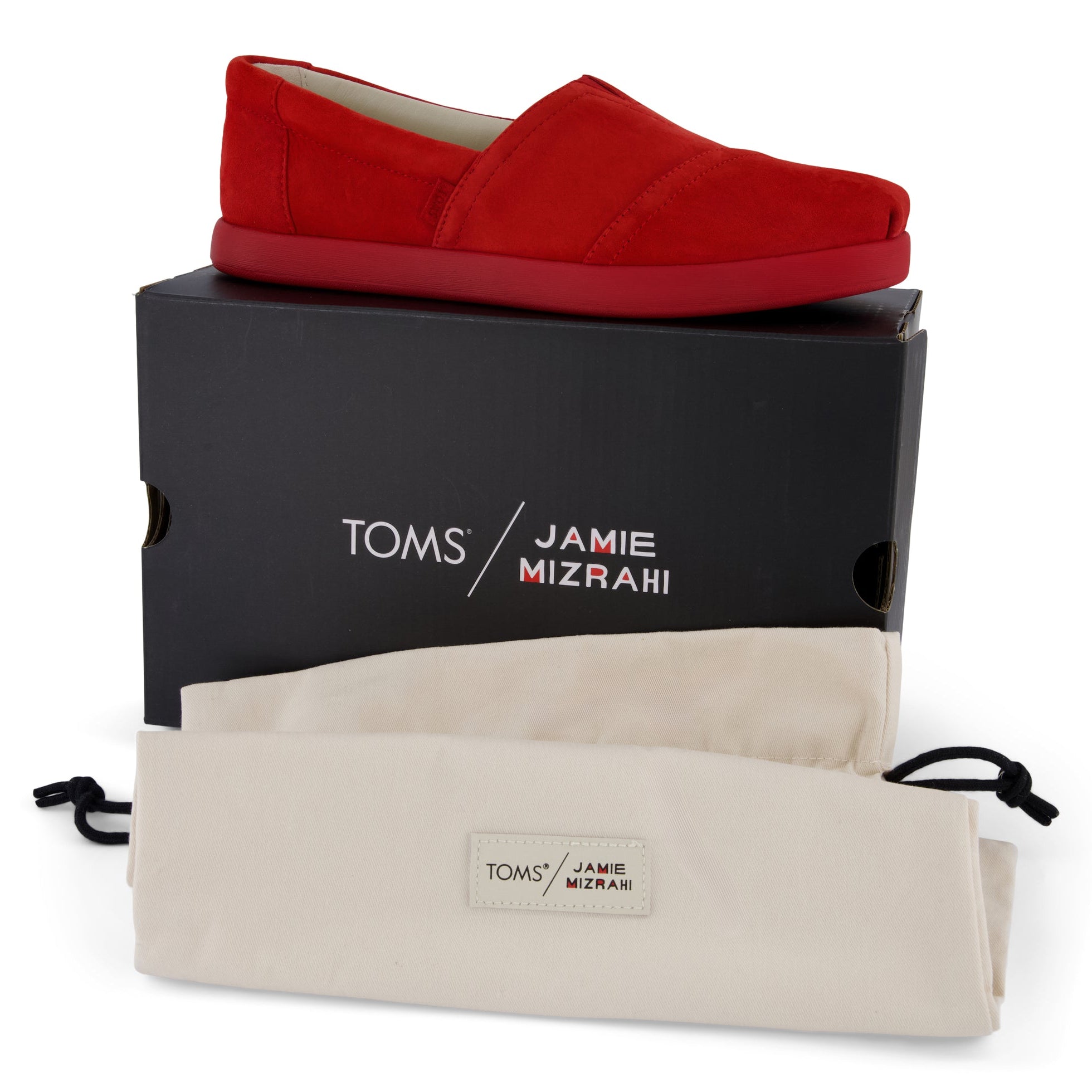 TOMS x Jamie Mizrahi Alp FWD Water Repellent Cherry Suede – TOMS.com