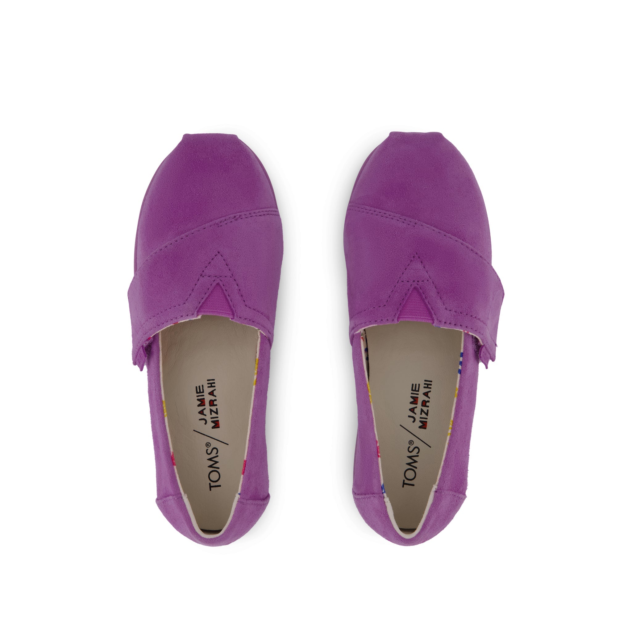 TOMS x Jamie Mizrahi Alpargata Classic Pink Suede Kids Shoe – TOMS.com