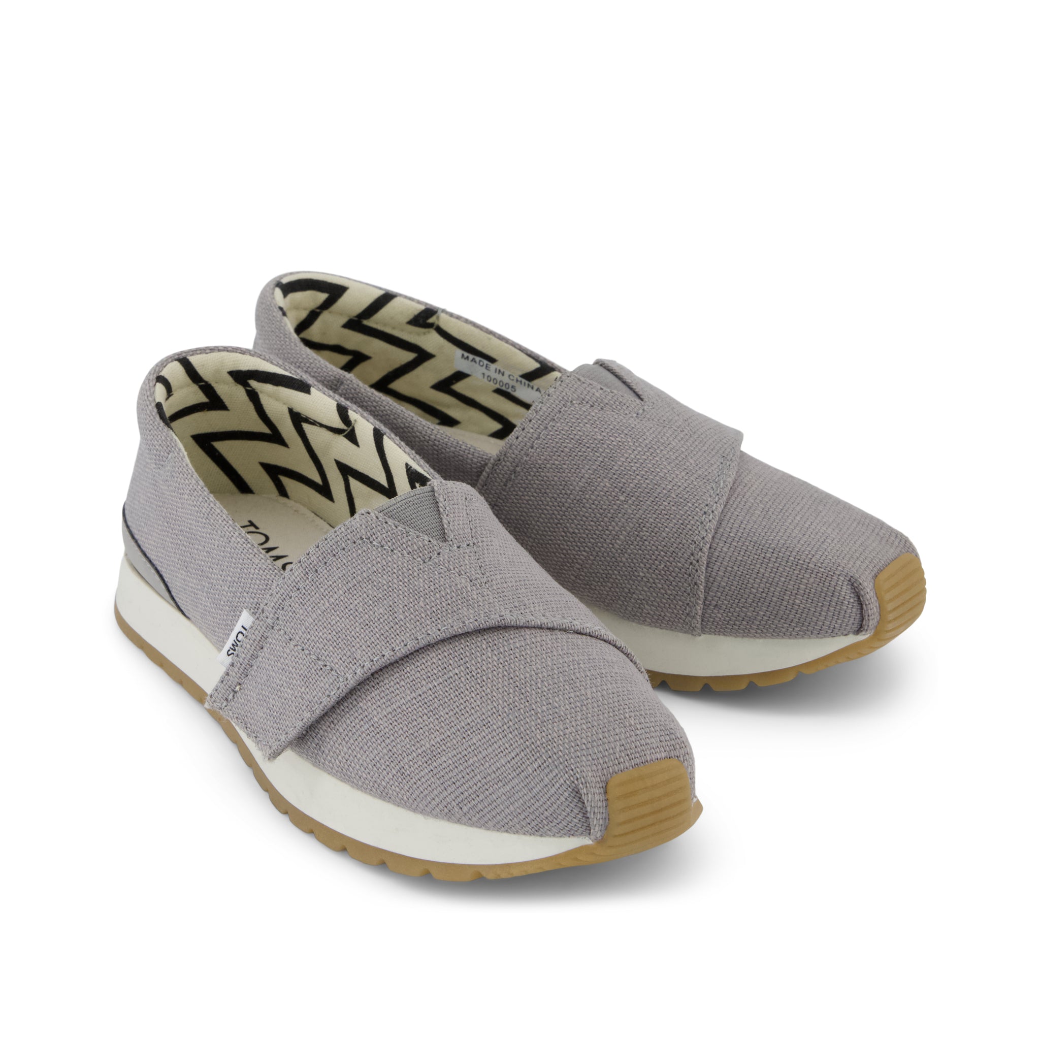 Kids Shoe Resident Plus Kids Sneaker Drizzle Grey Heritage Canvas