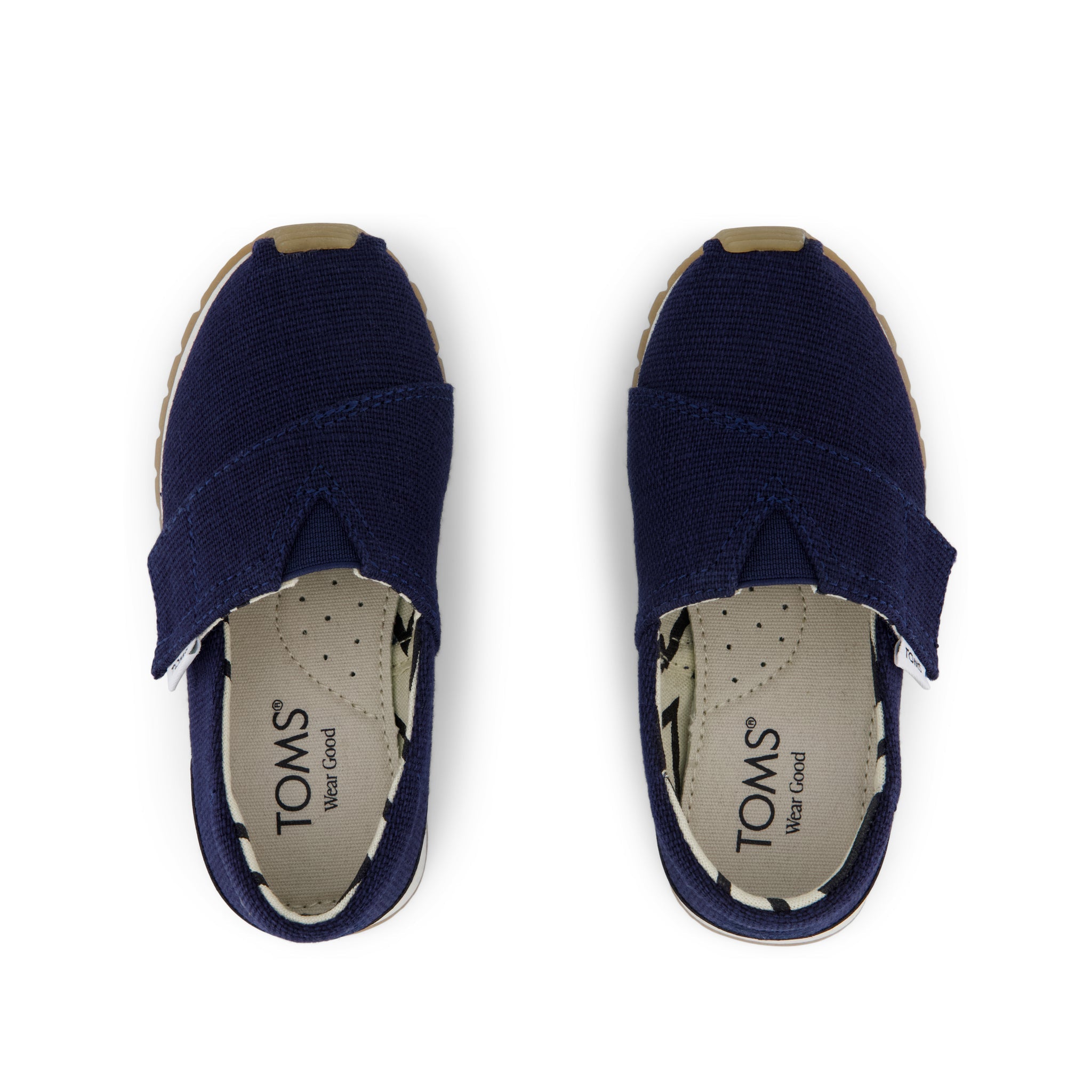 Resident Plus Toddler Sneaker - Navy Heritage Canvas Top View