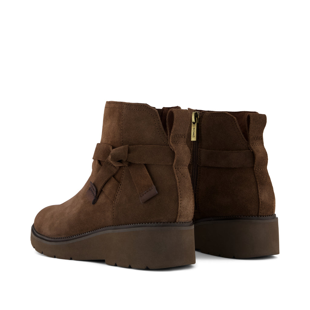 Marlow Boot - Water Repellent Oak Brown Suede Back View