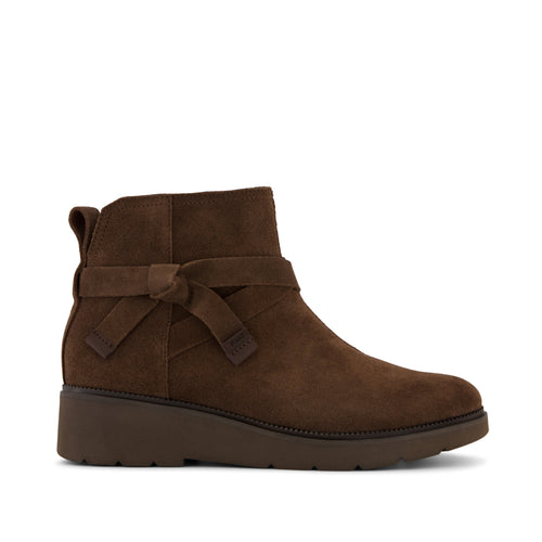 Marlow Boot - Water Repellent Oak Brown Suede Side View
