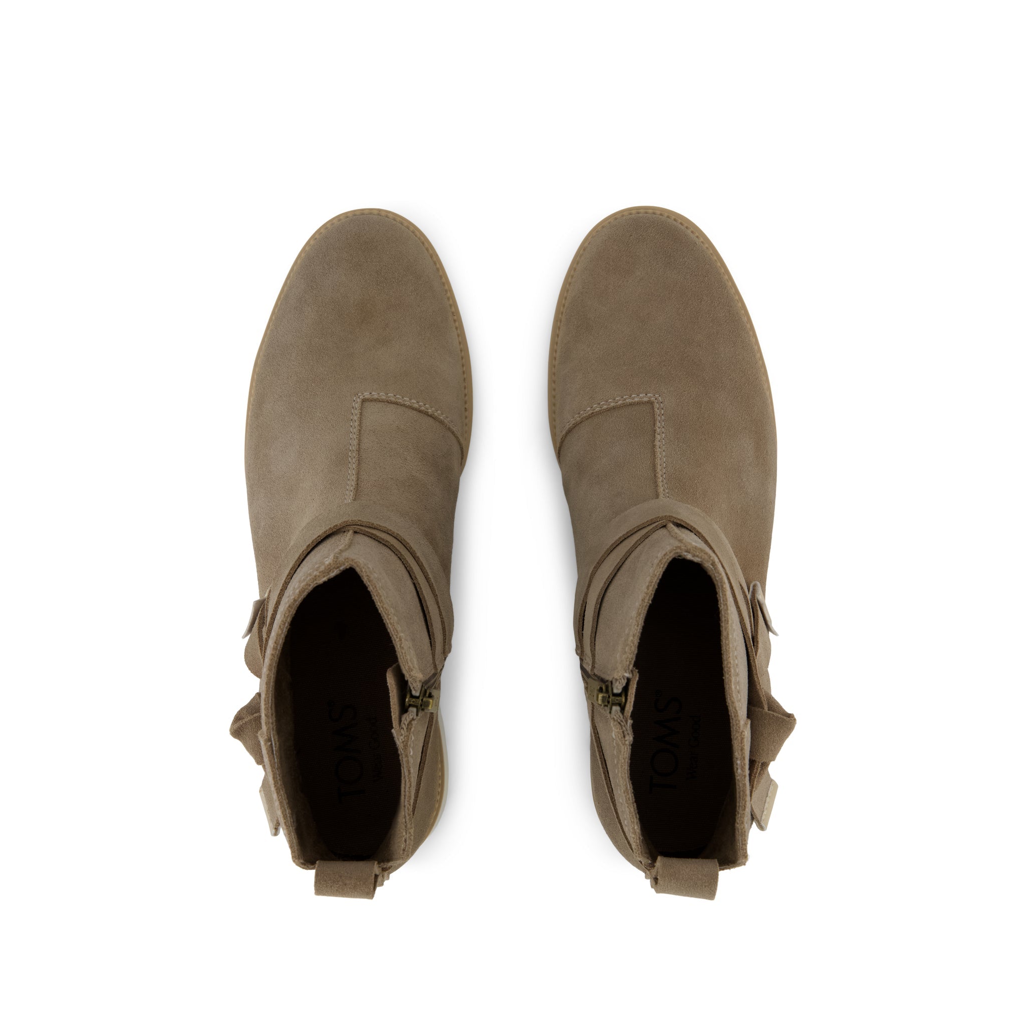 Marlow Boot - Water Repellent Dune Suede Top View