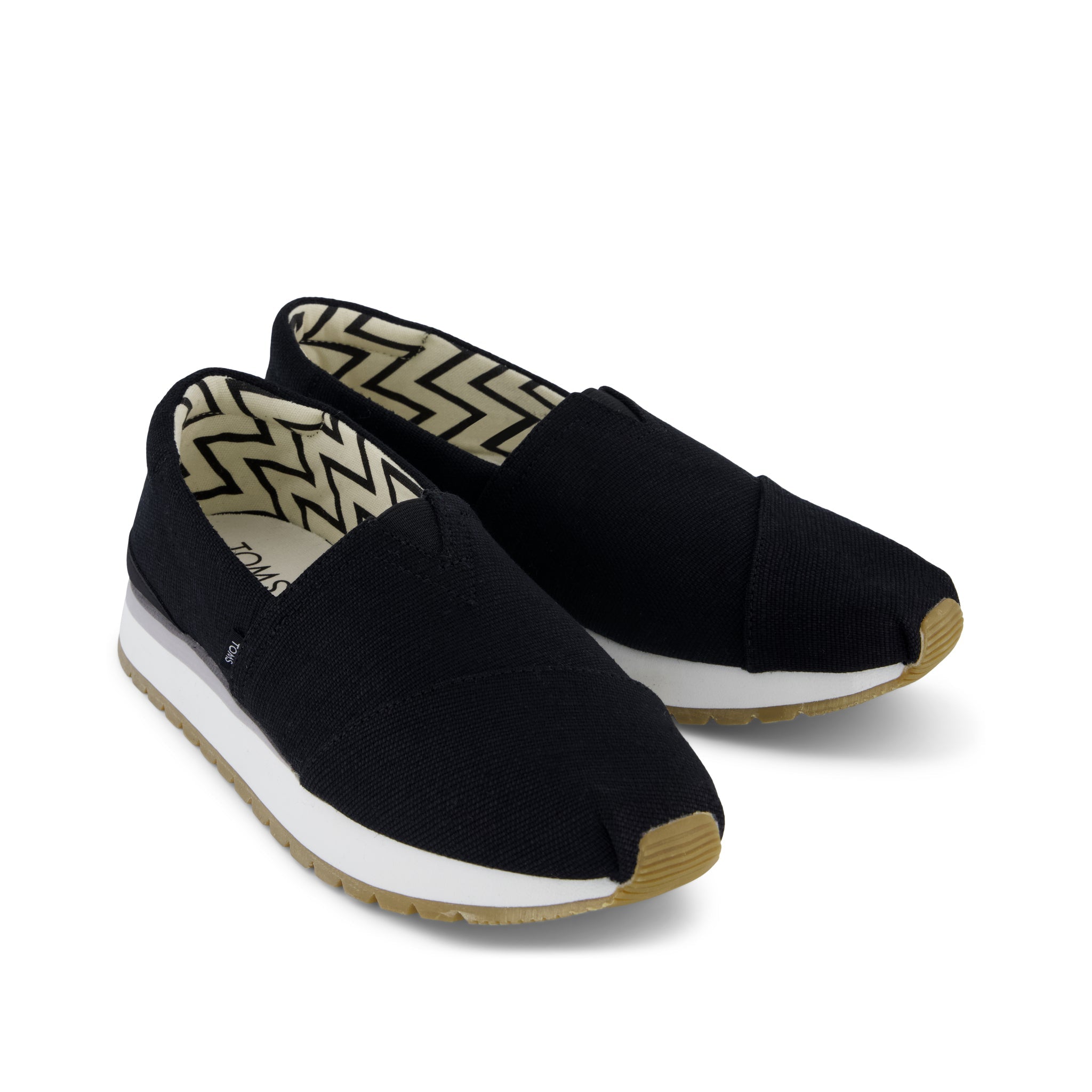 Womens Resident Plus Black Heritage Canvas – TOMS.com