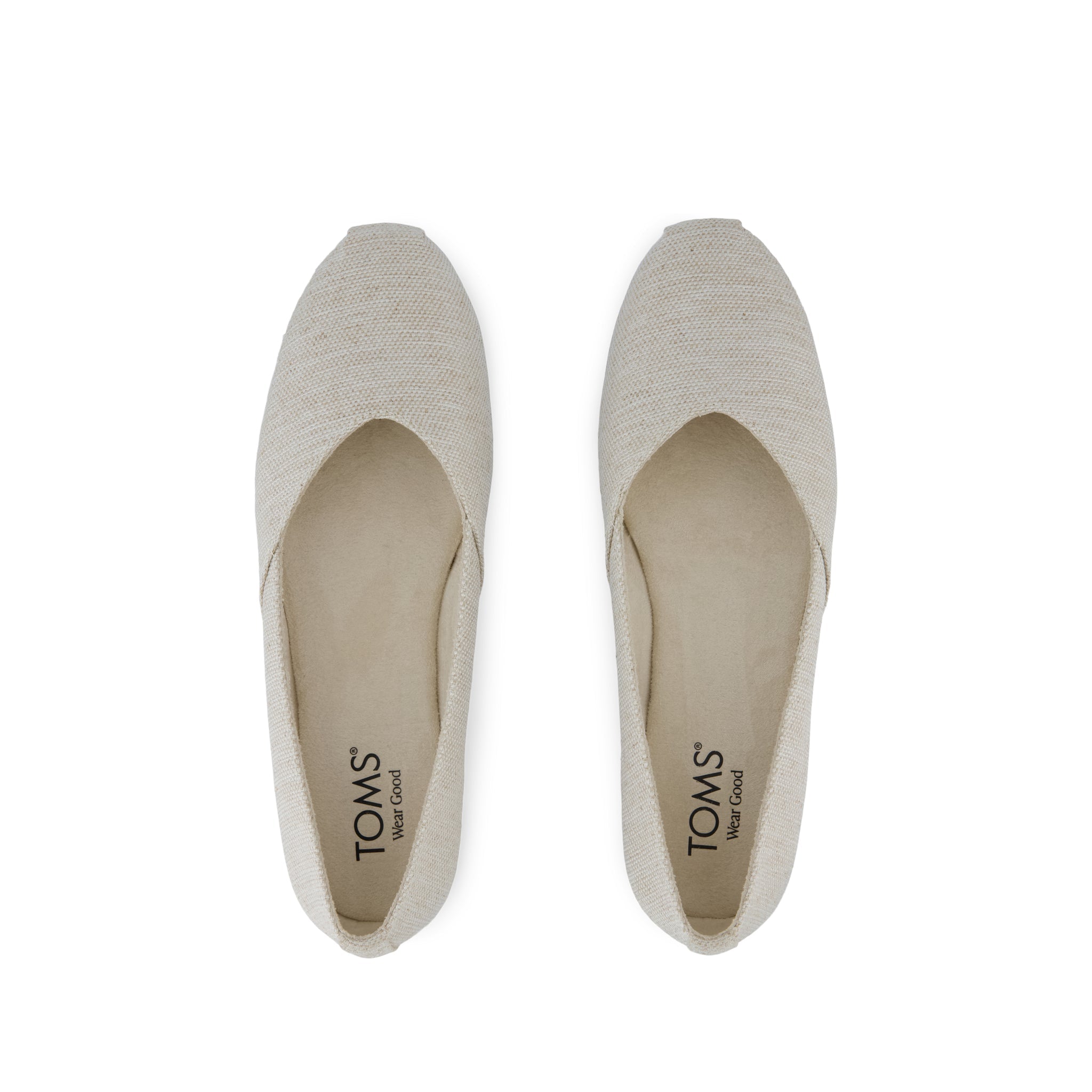 Gemma Flat - Natural Yarn Dye Top View