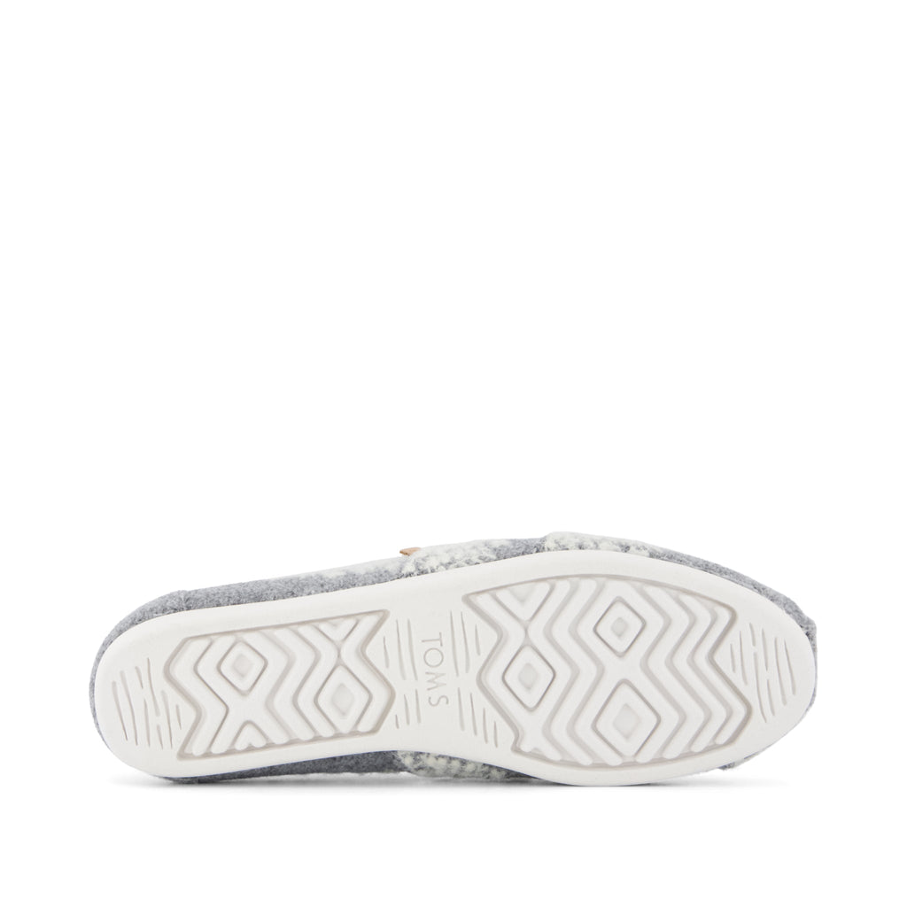 Alpargata Classic - Fuzzy Fair Isle Bottom Sole View