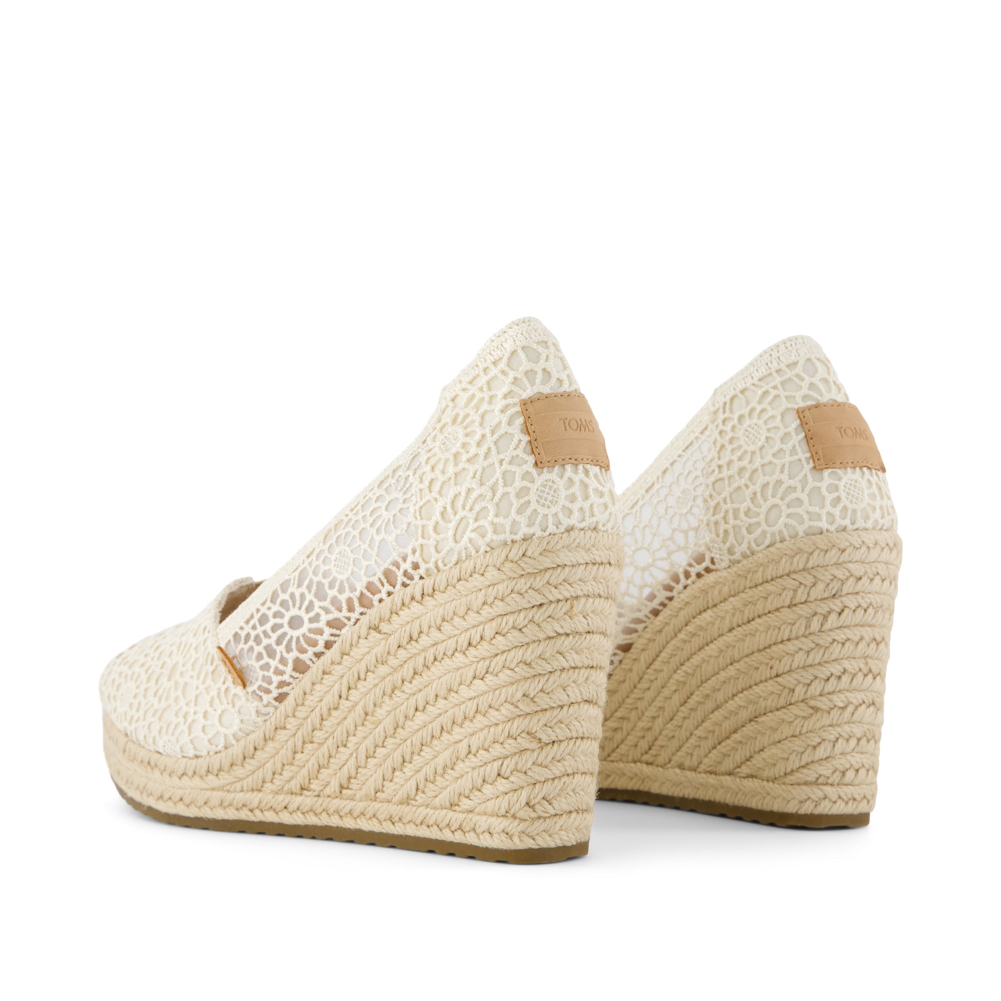 Womens Essential Wedge Natural Moroccan Crochet – TOMS.com
