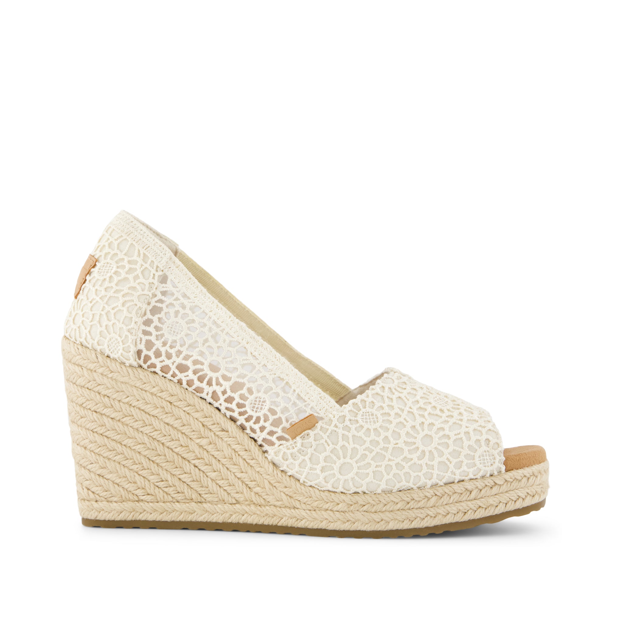 Womens Essential Wedge Natural Moroccan Crochet – TOMS.com