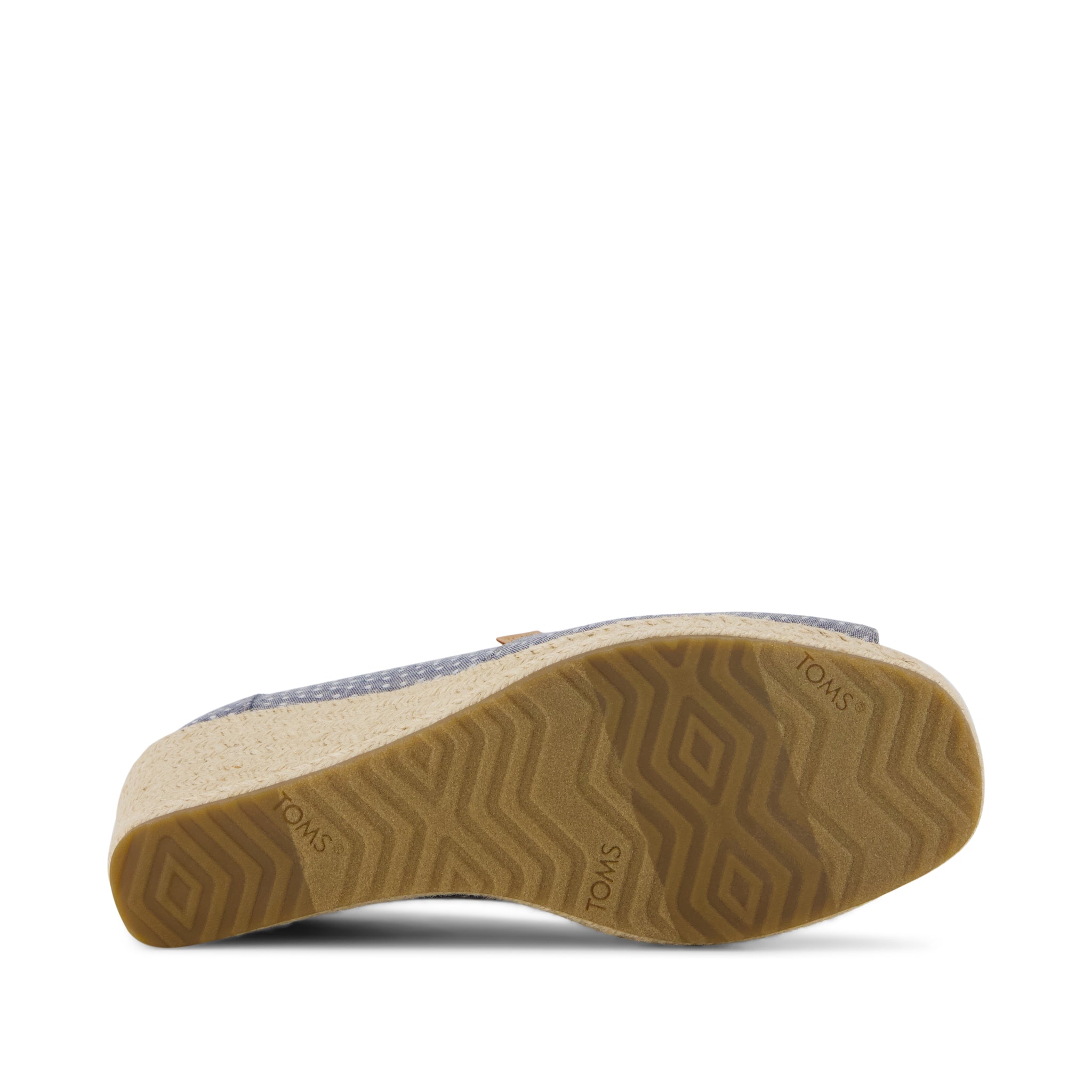 Womens Essential Wedge Niagara Mist Chambray Dot – TOMS.com