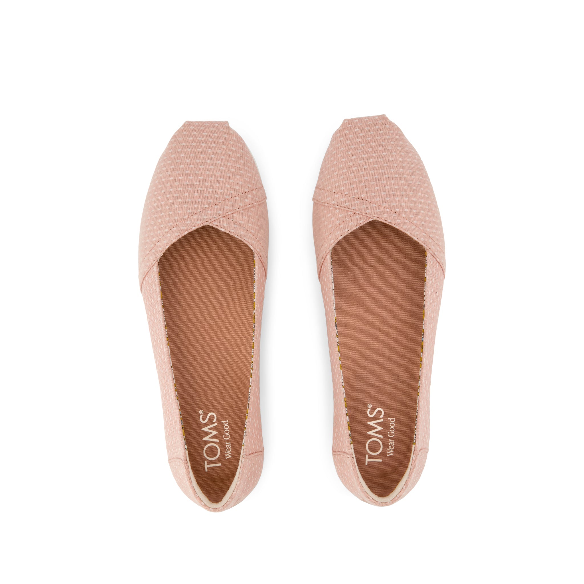 Womens Alpargata Ballet Flat Bloom Chambray Dot – TOMS.com