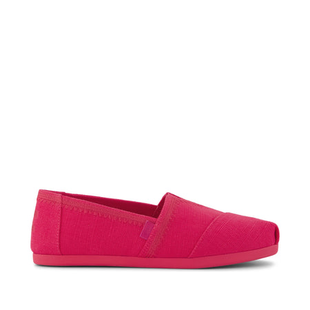 靴 Eaphi SQUARE TOE SHOES 36 Womens Alpargata Classic Fuchsia Embroidered Heritage Canvas