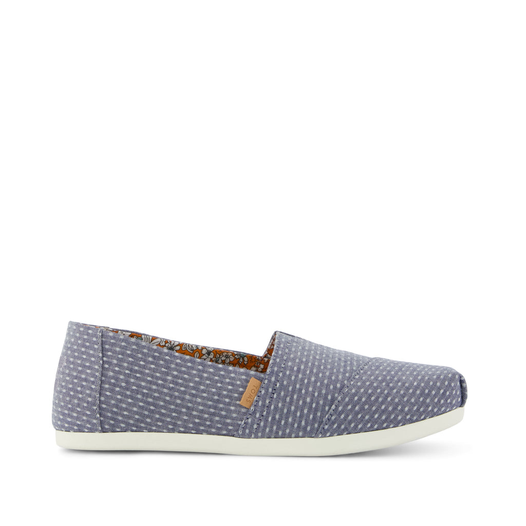 Alpargata Classic - Niagara Mist Chambray Dot Side View