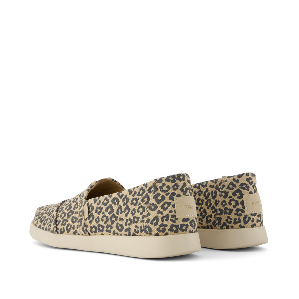 Alpargata Plus - Natural Leopard Spots Back View