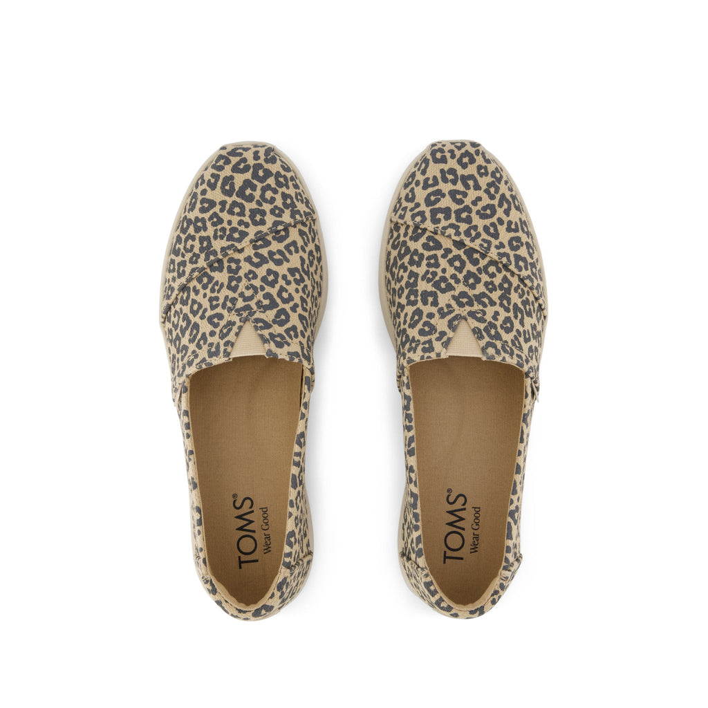 Alpargata Plus - Natural Leopard Spots Top View