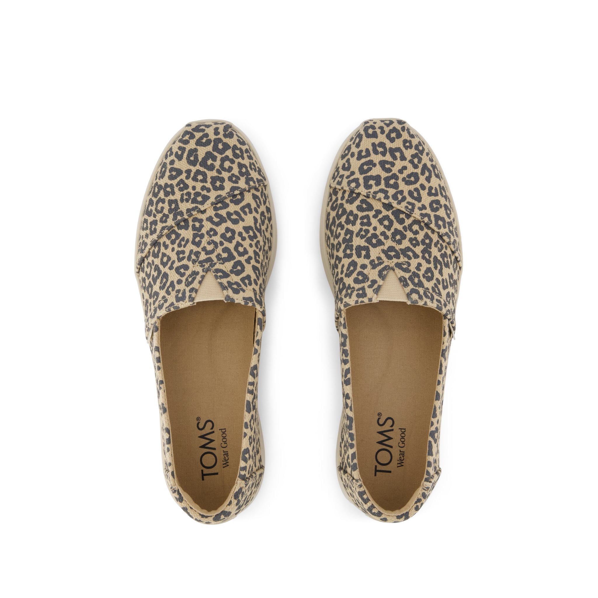 Alpargata Plus - Natural Leopard Spots Top View