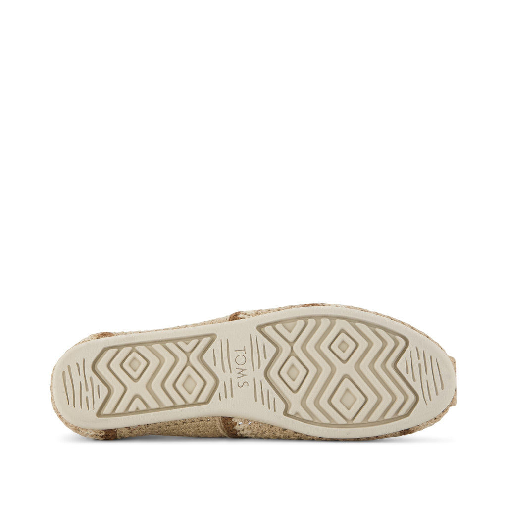 Alpargata Classic - Almond Crochet
 Bottom Sole View