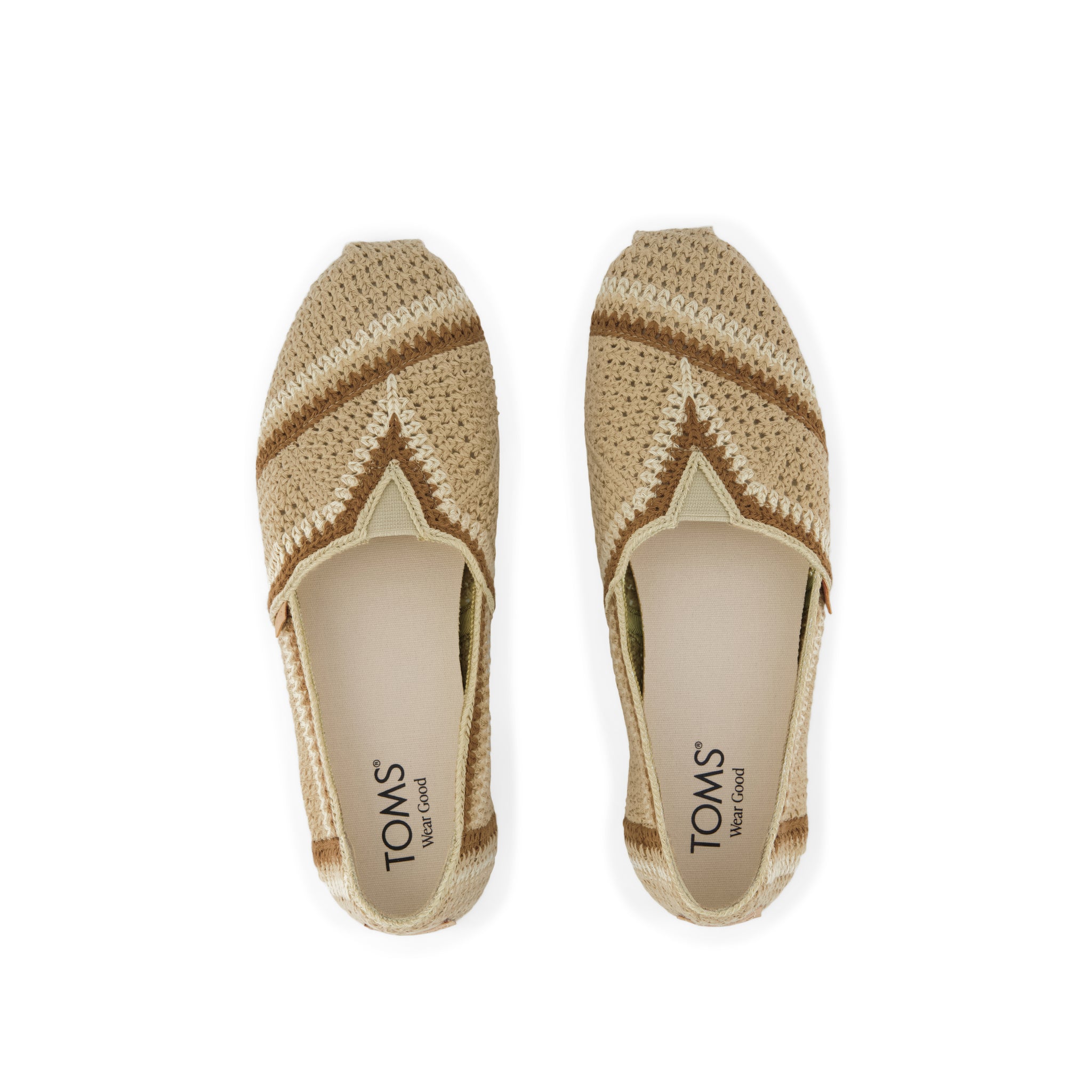 Alpargata Classic - Almond Crochet
 Top View