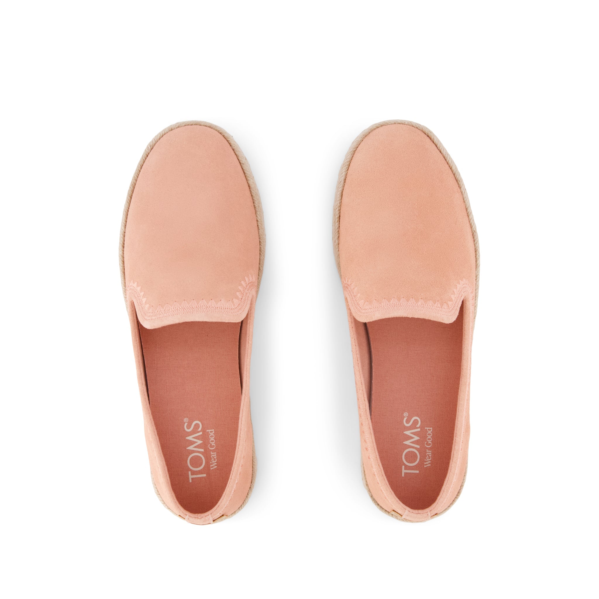 Carolina Espadrille - Embroidered Bloom Suede Top View