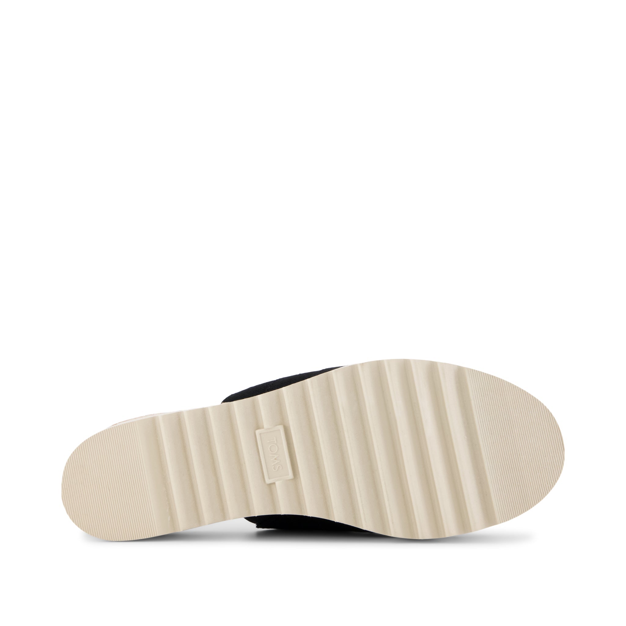 Womens Diana Crossover Mule Wedge Sandal Black Canvas – TOMS.com