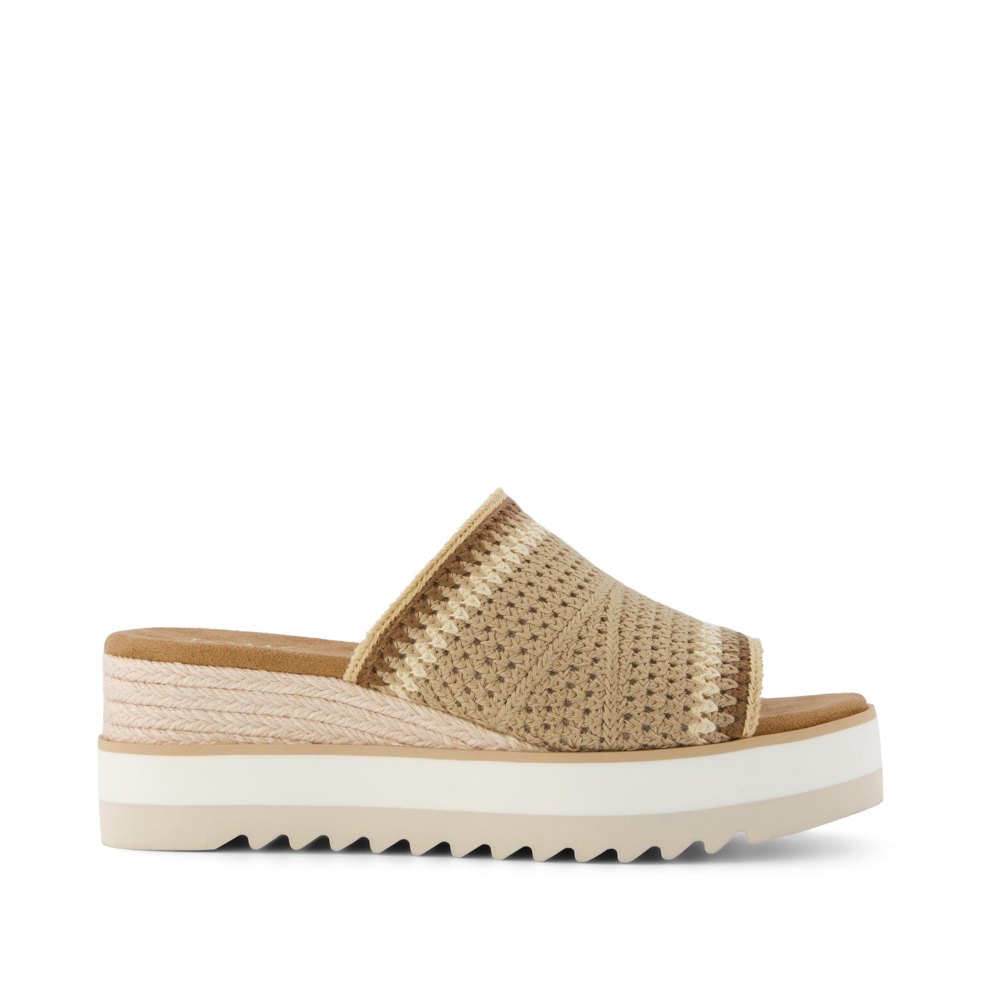 Womens Diana Mule Wedge Sandal Almond Crochet – TOMS.com