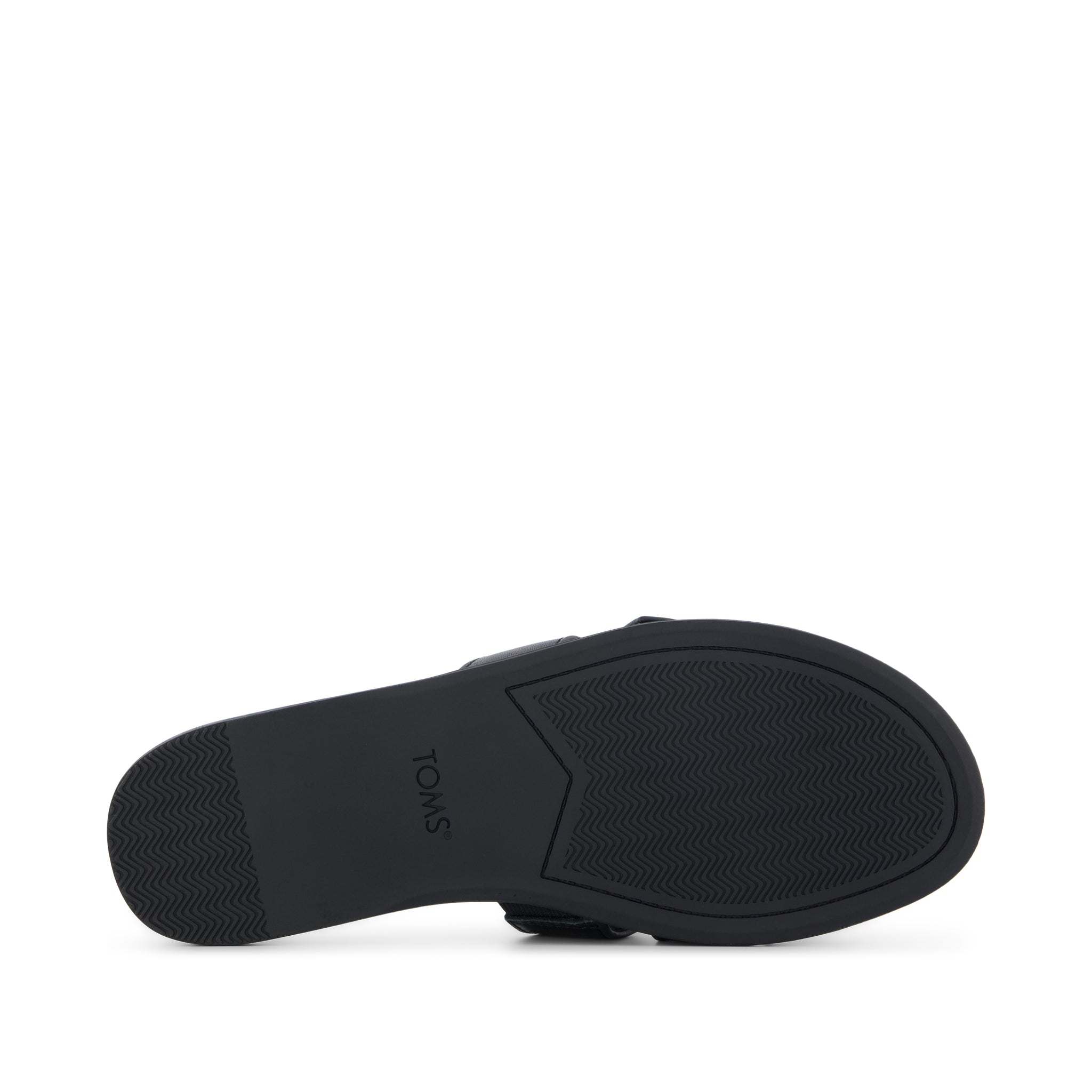 Womens Sol Slide Sandal Black Leather – TOMS.com