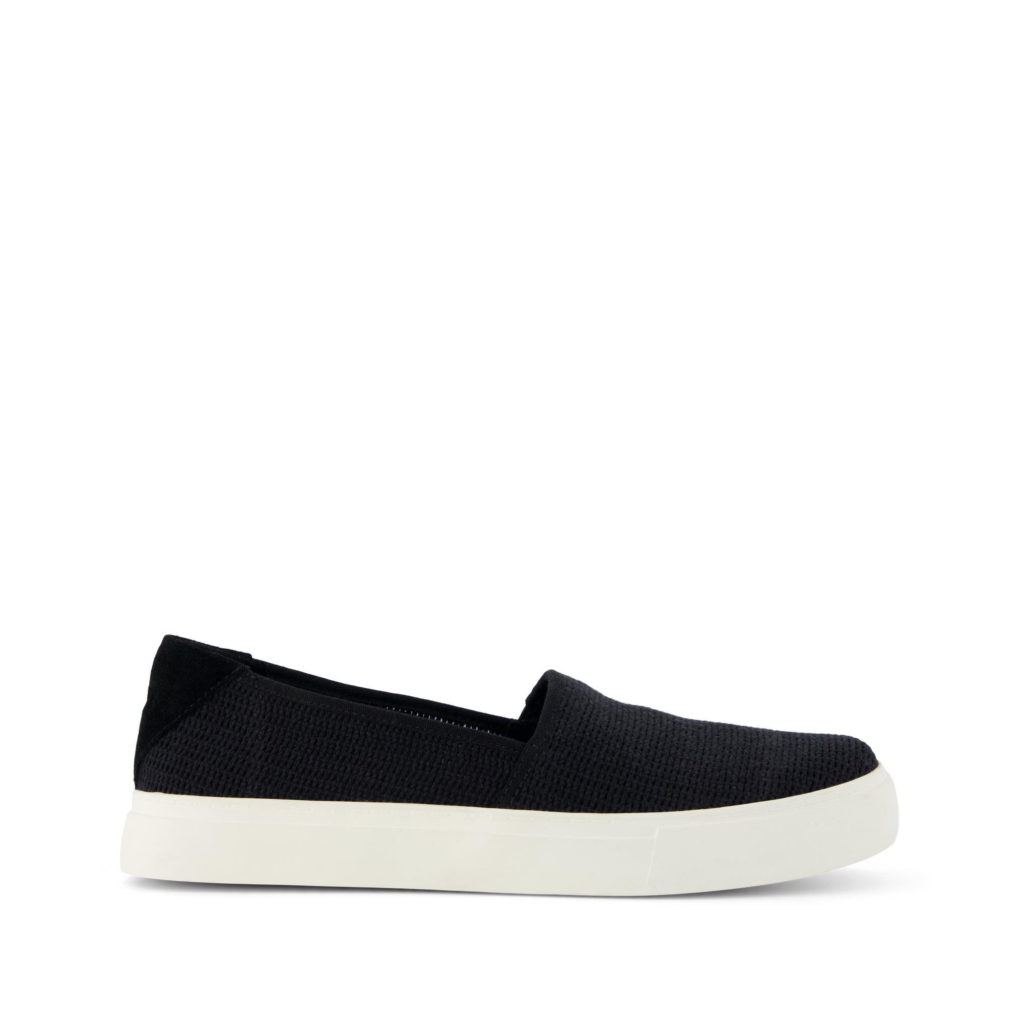 Kameron Slip On Sneaker - Black Mesh Side View
