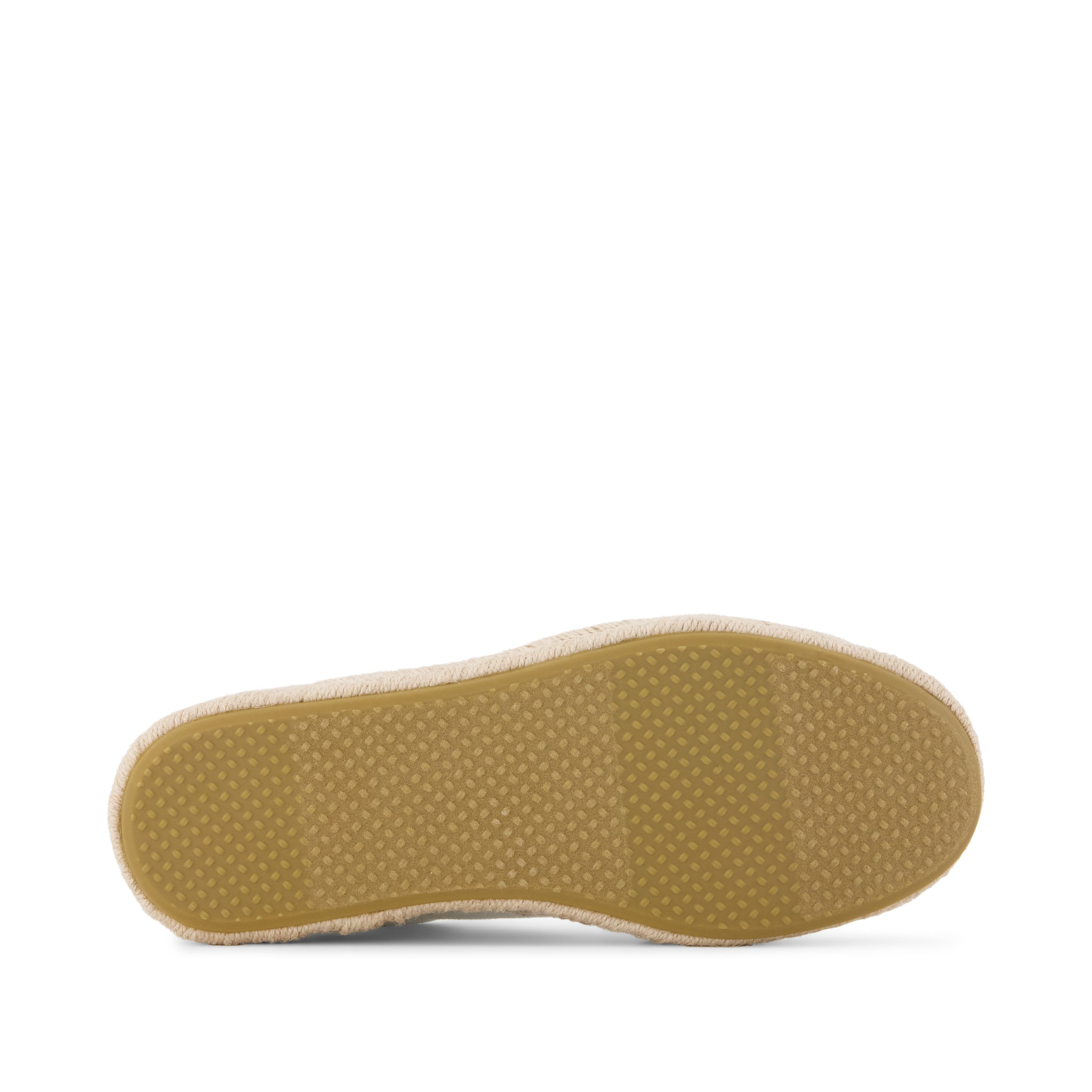 Jesse Espadrille Sneaker - White Canvas Bottom Sole View