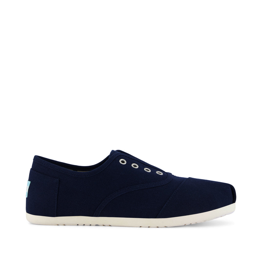 Cordones Plus Sneaker - Navy Canvas Side View