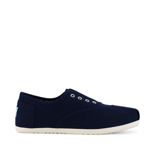 Cordones Plus Sneaker - Navy Canvas Side View