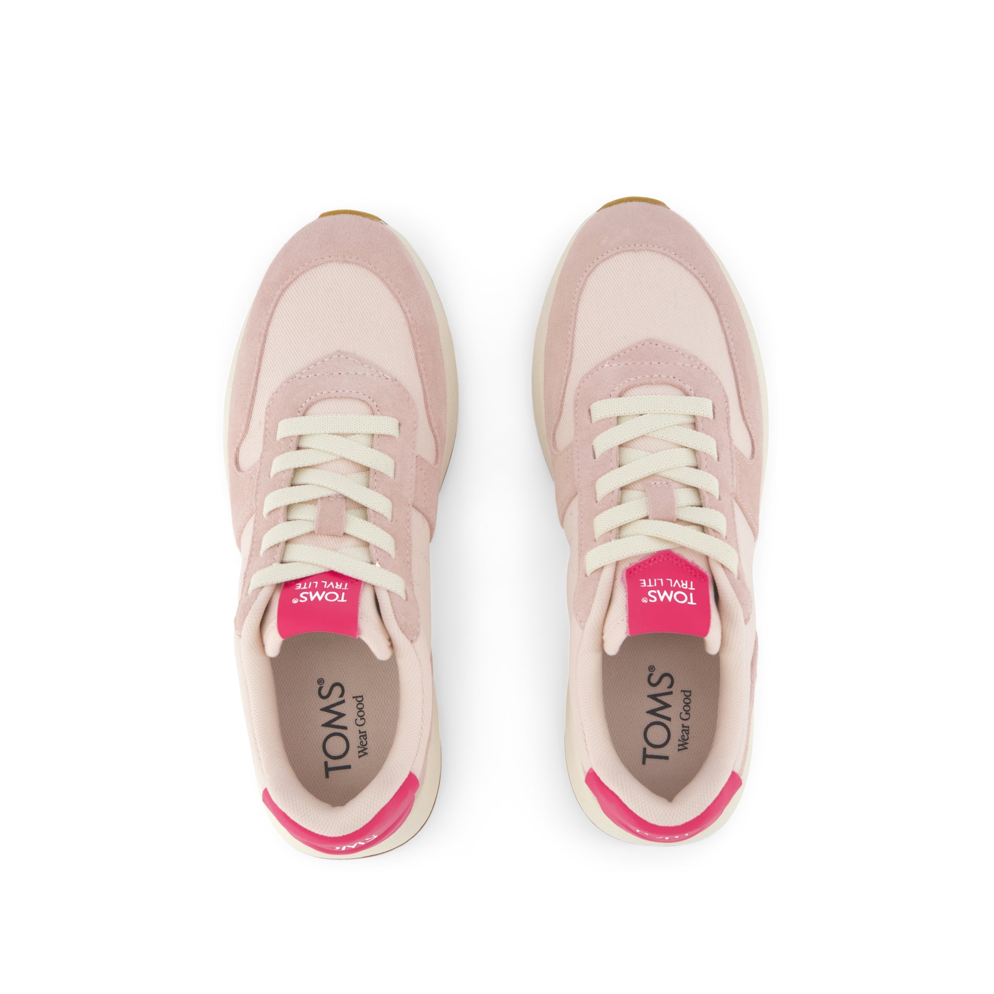 メッツリリー Womens TRVL LITE Retro Runner Sneaker Water Repellent Pale Rose