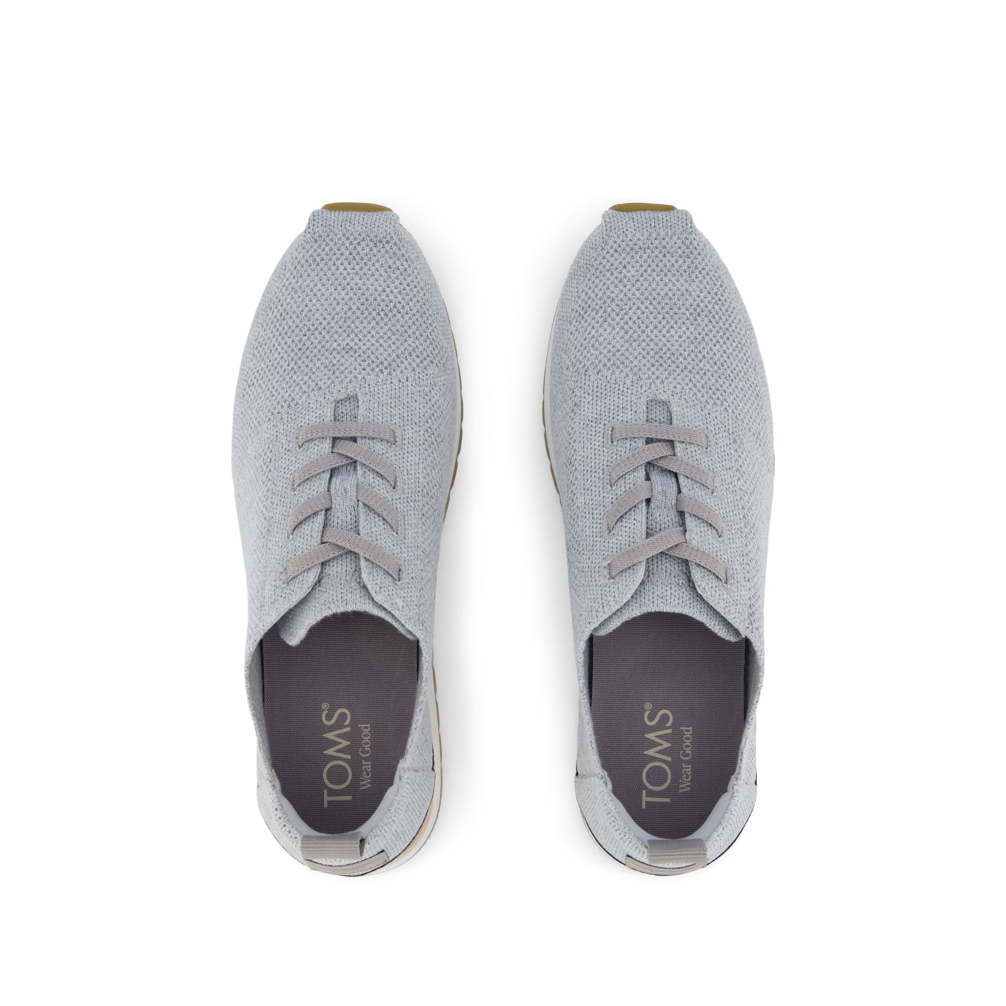 Womens Resident Plus Lace-Up Grey Knit – TOMS.com
