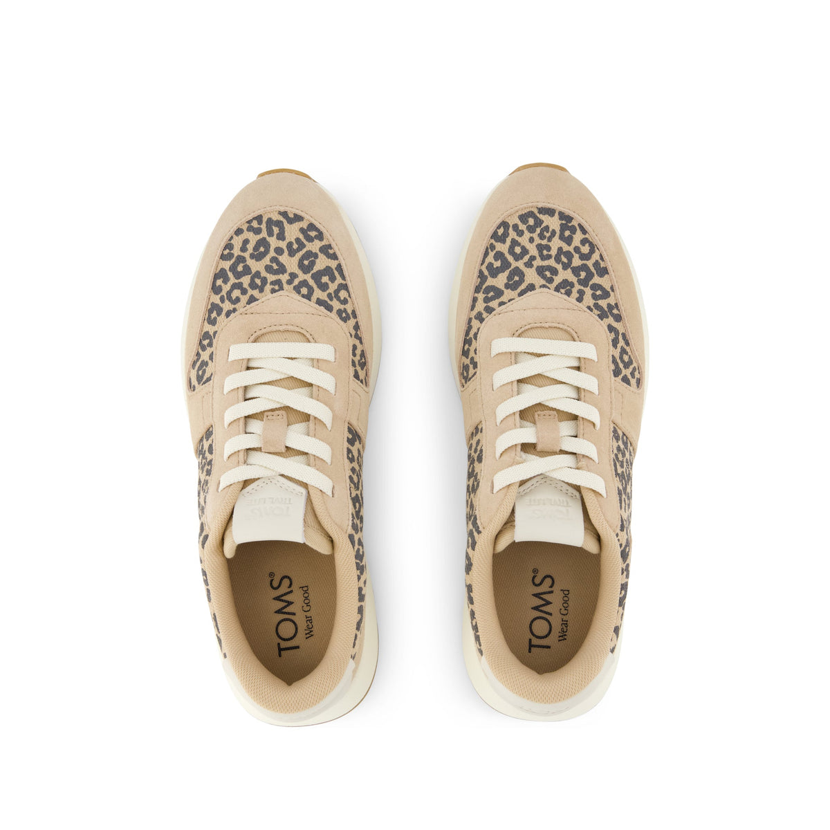 Womens TRVL LITE Retro Runner Sneaker Water Repellent Natural Leopard ...