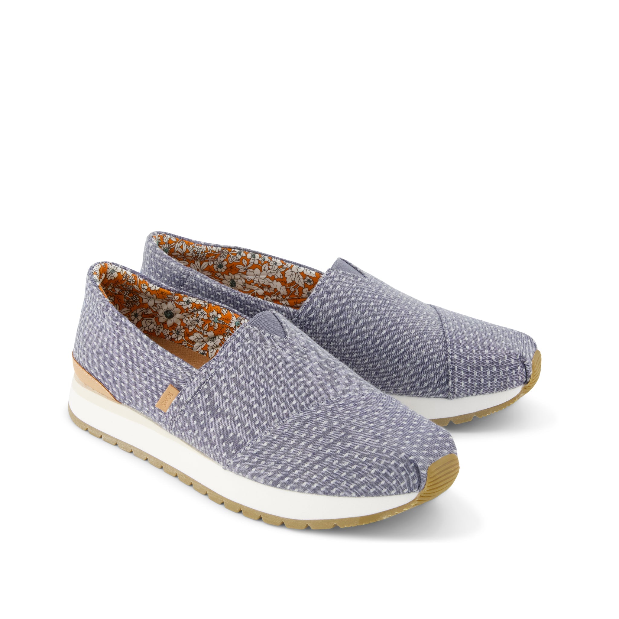 Resident Plus - Niagara Mist Chambray Dot Front View