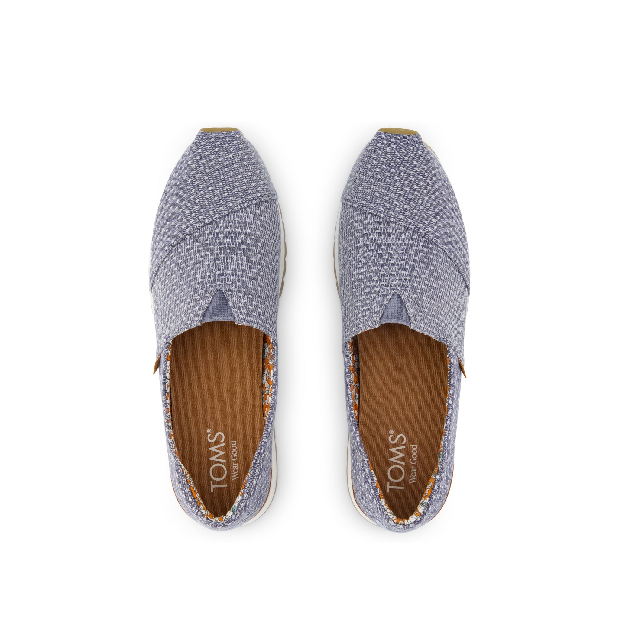 Womens Resident Plus Niagara Mist Chambray Dot – TOMS.com