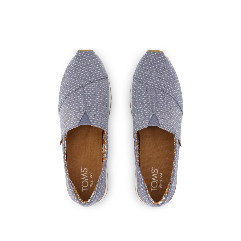 Resident Plus - Niagara Mist Chambray Dot Top View