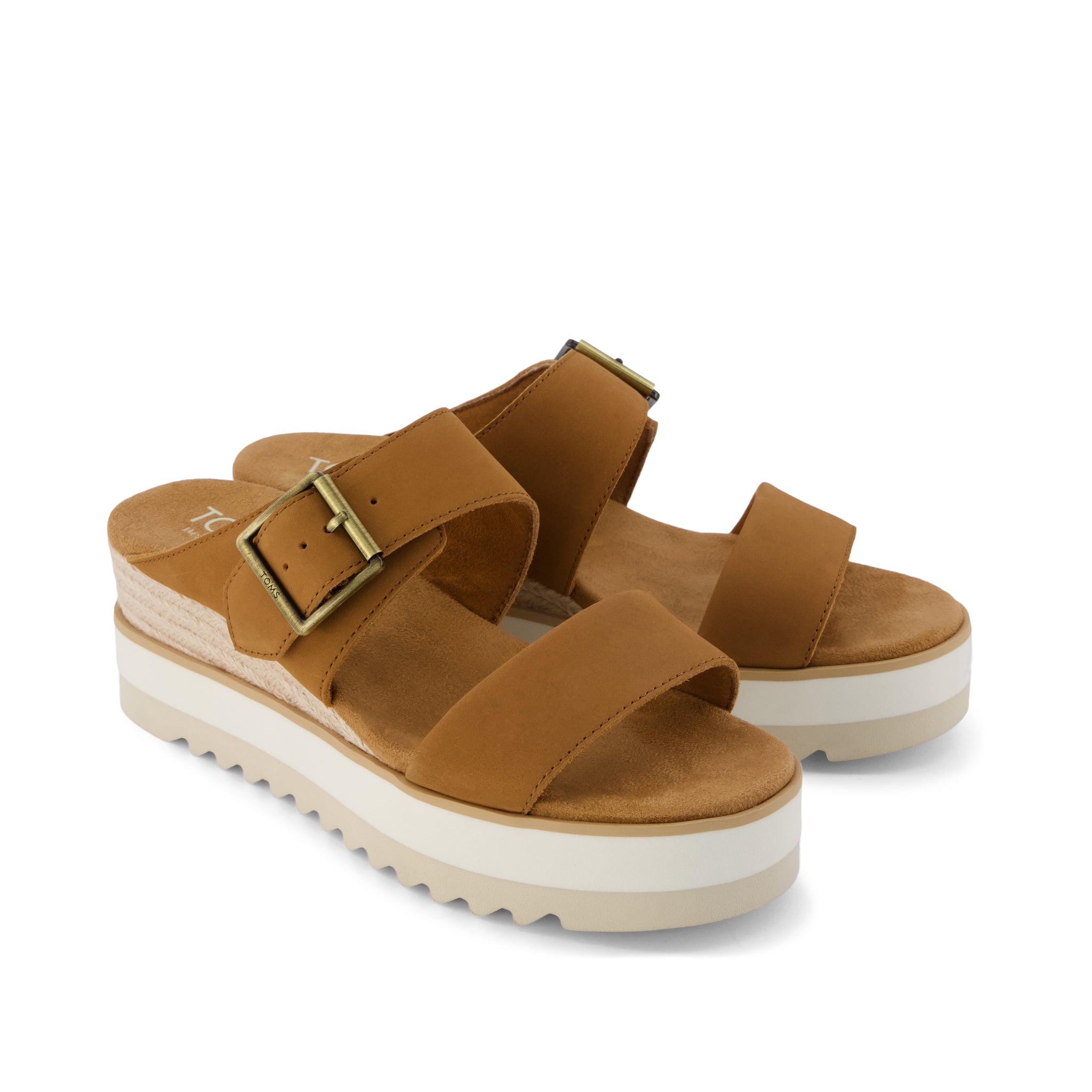 Womens Diana Mule Wedge Sandal Brown Sugar – TOMS.com