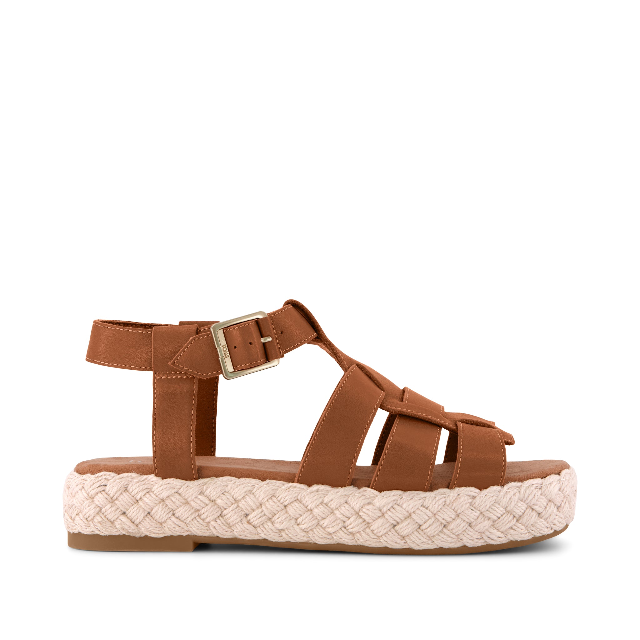 Womens Jac Fisherman Sandal Brown Sugar Leather – TOMS.com